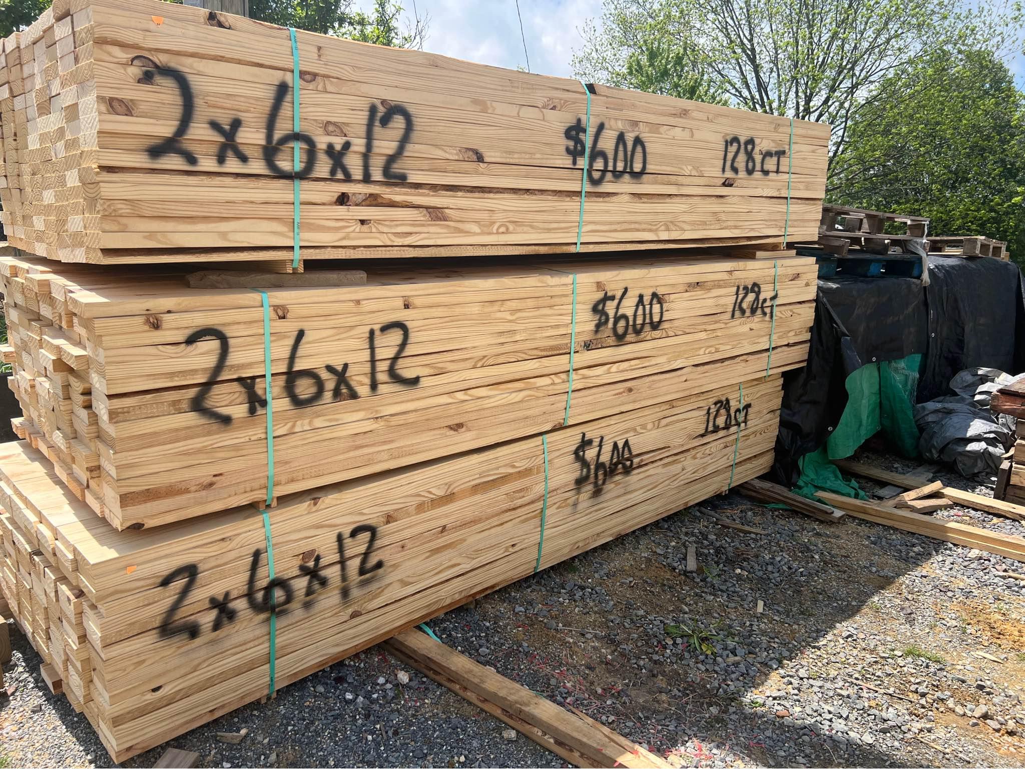 2x6x12’ pine lumber $500 a bundle / 128 pcs - Miscellaneous - Sardis ...