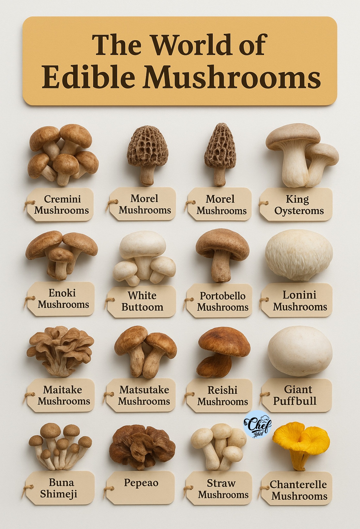 Chef - The World of Edible Mushrooms Cremini Mushrooms: Also known as ...
