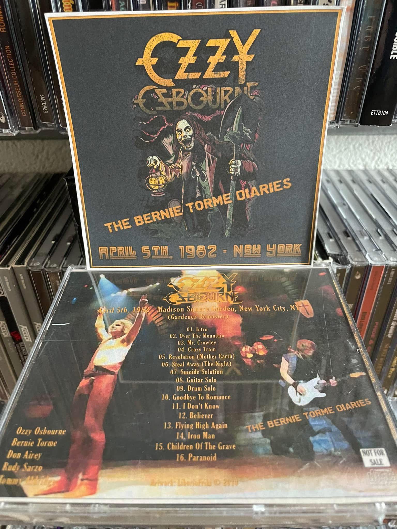 Ozzy Osbourne “The Bernie Torme Diaries” Recorded live April 5th