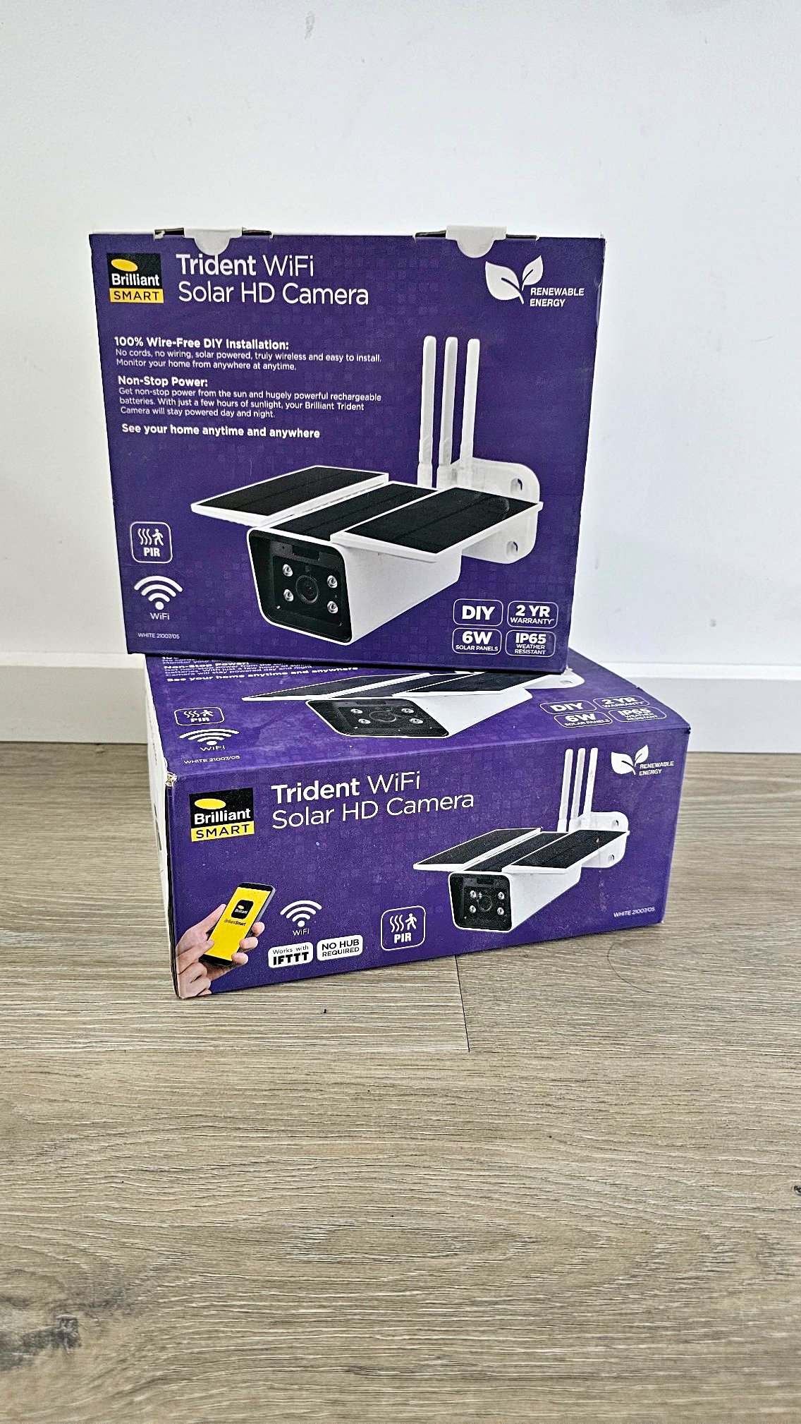 Brilliant Smart Trident WiFi Solar HD Camera – Brand New in Box ...