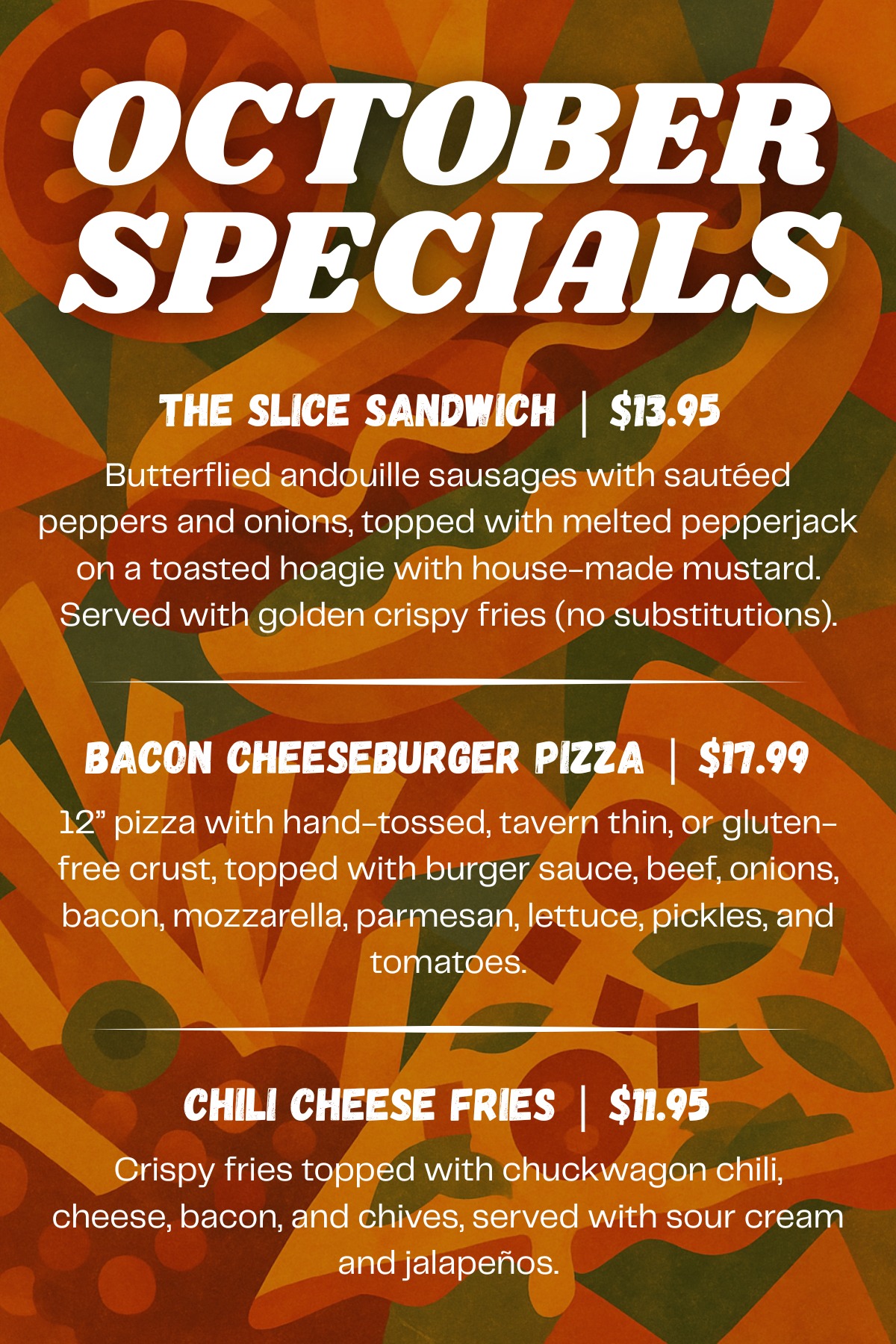 Our limited-time October Specials are... - PinSeekers Tiffin | Facebook