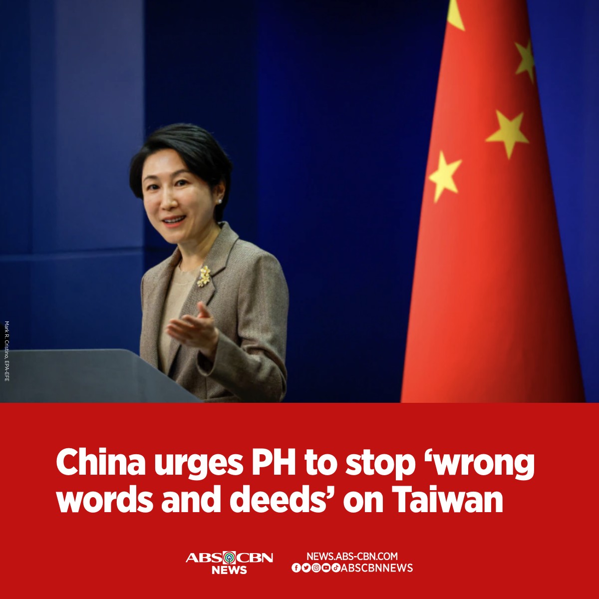 ABS-CBN News - Nagbabala ang China sa Pilipinas na itigil...