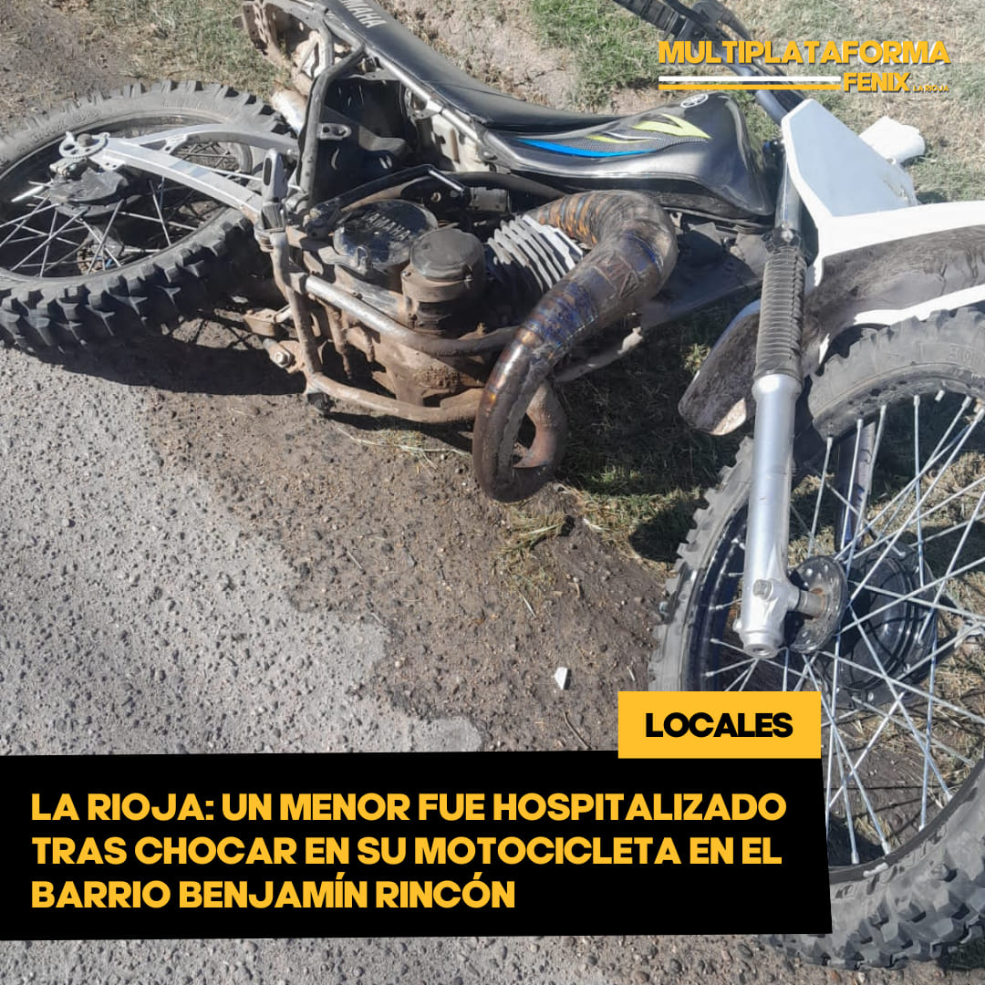 La Rioja: Un menor fue hospitalizado... - RADIO FENIX 95.1 | Facebook