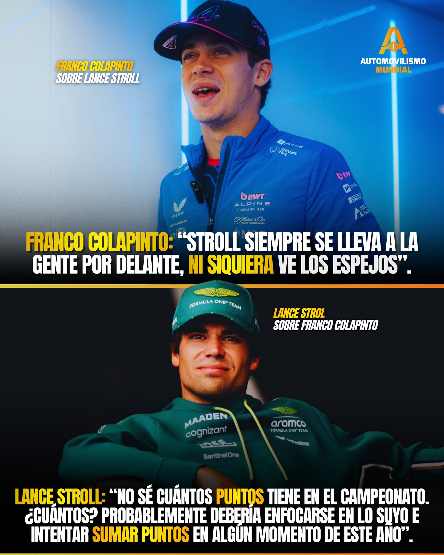 STROLL SE BURLÓ DE FRANCO... - Automovilismo Mundial | Facebook