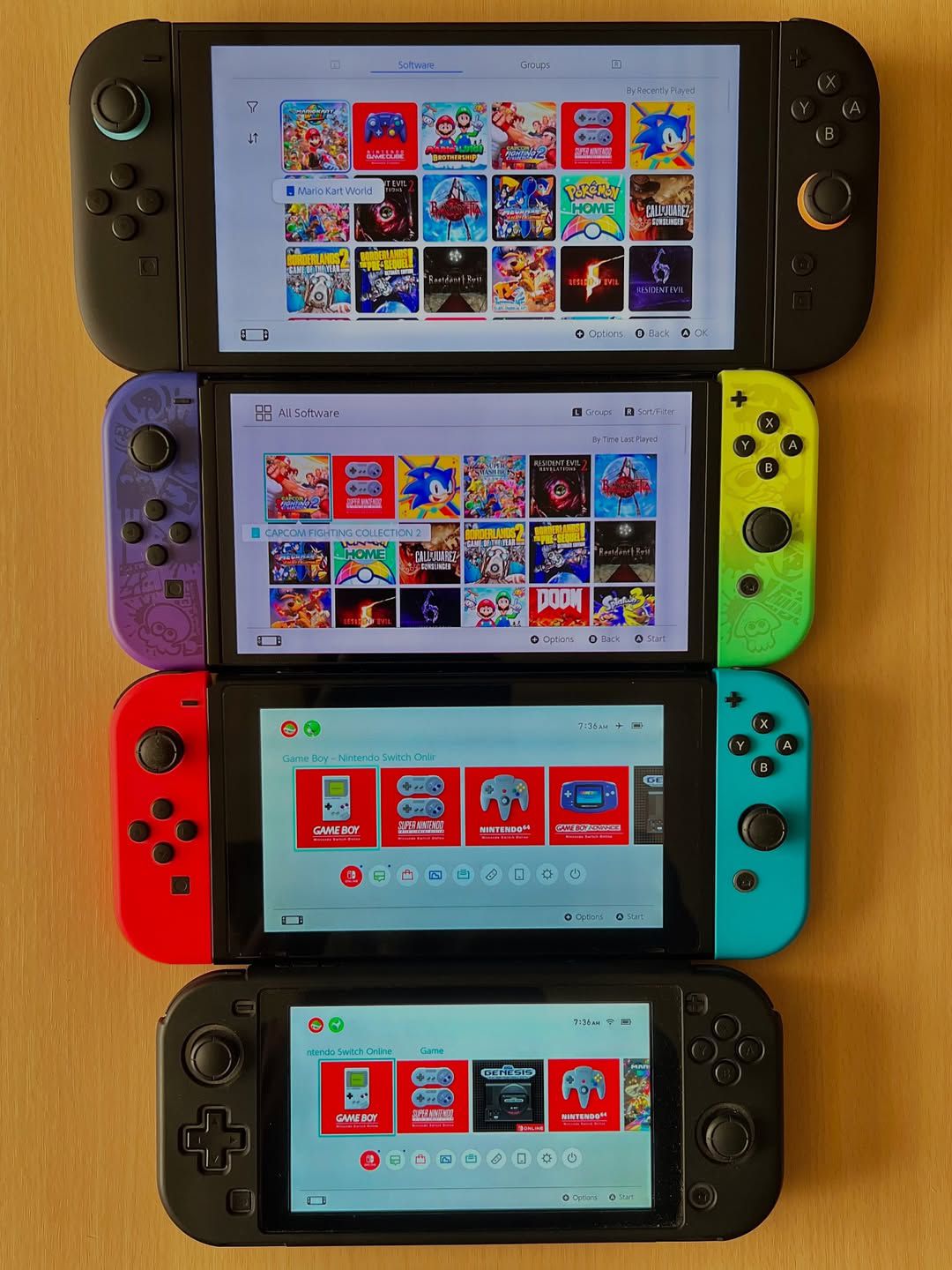 Nintendo Switch 2 | Here we have a comparison photo of all of the ...
