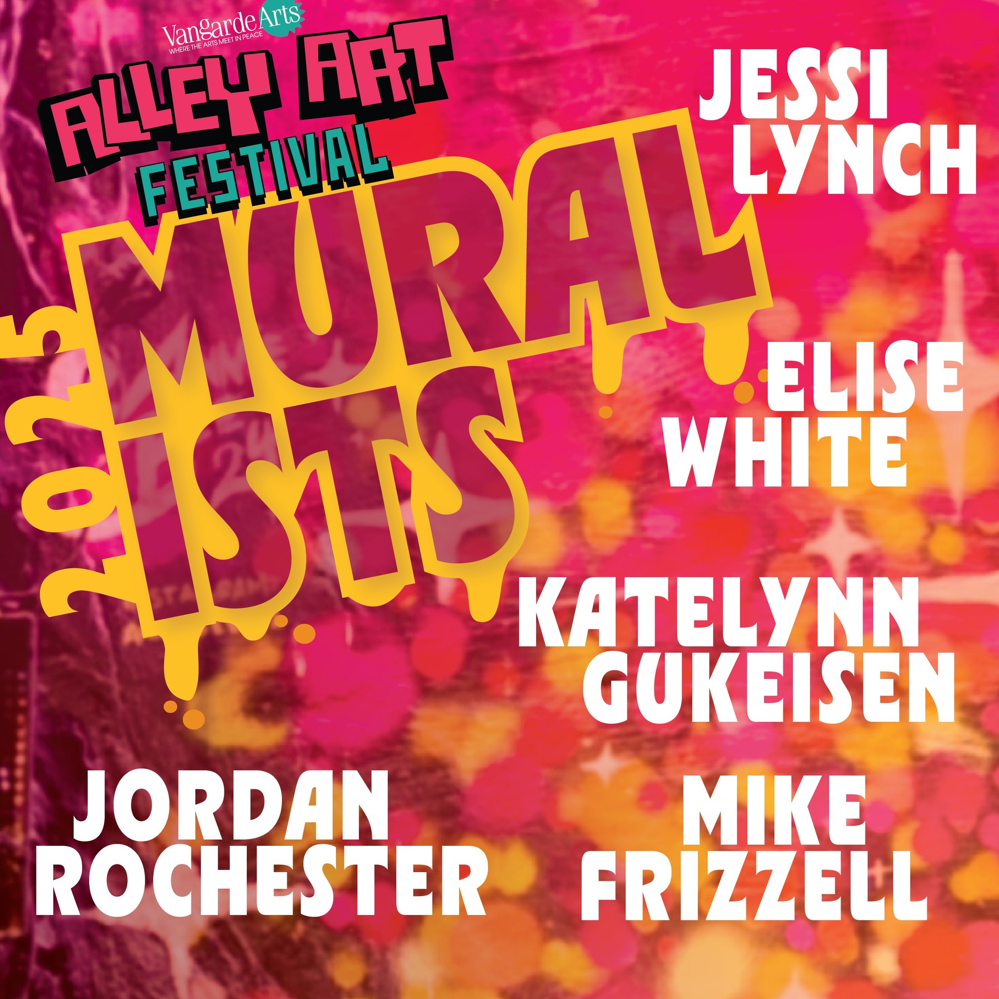 Alley - Joining the 2025 muralist line up are artists: Jessi Lynch ...
