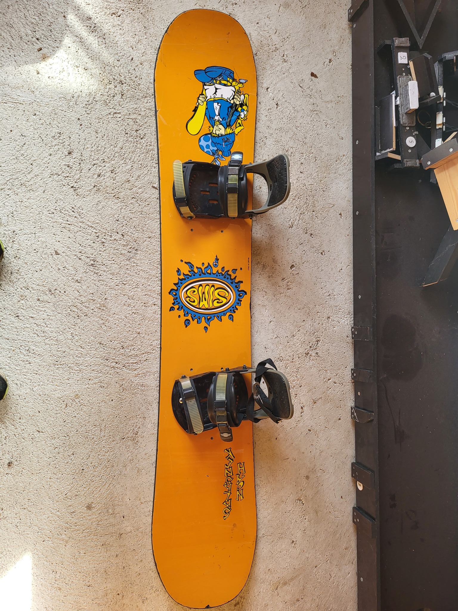 Sims Noah Salasnek snowboard with Sims bindings for sale