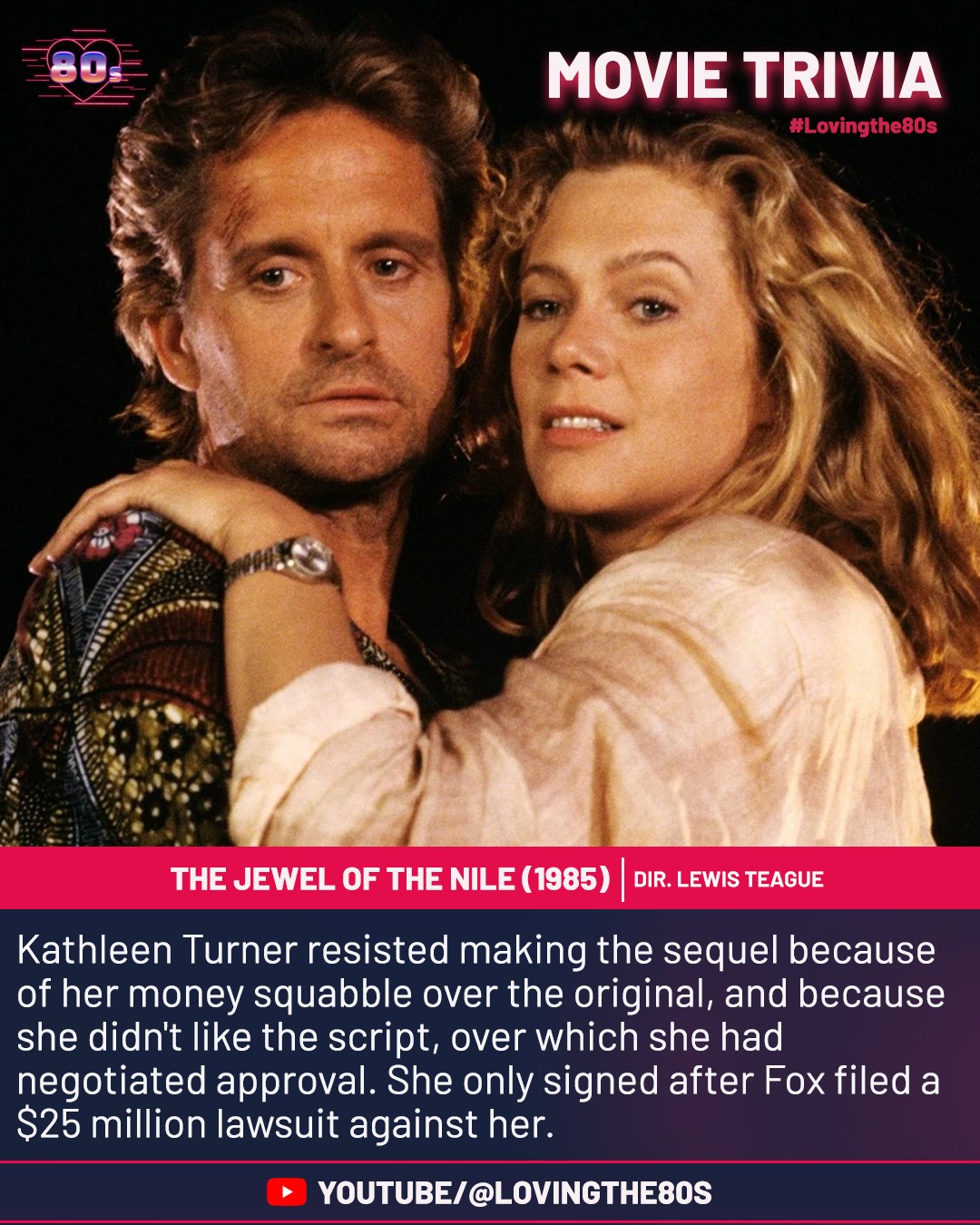 JoBlo.com - 80s Movie Trivia: The Jewel Of The Nile... | Facebook