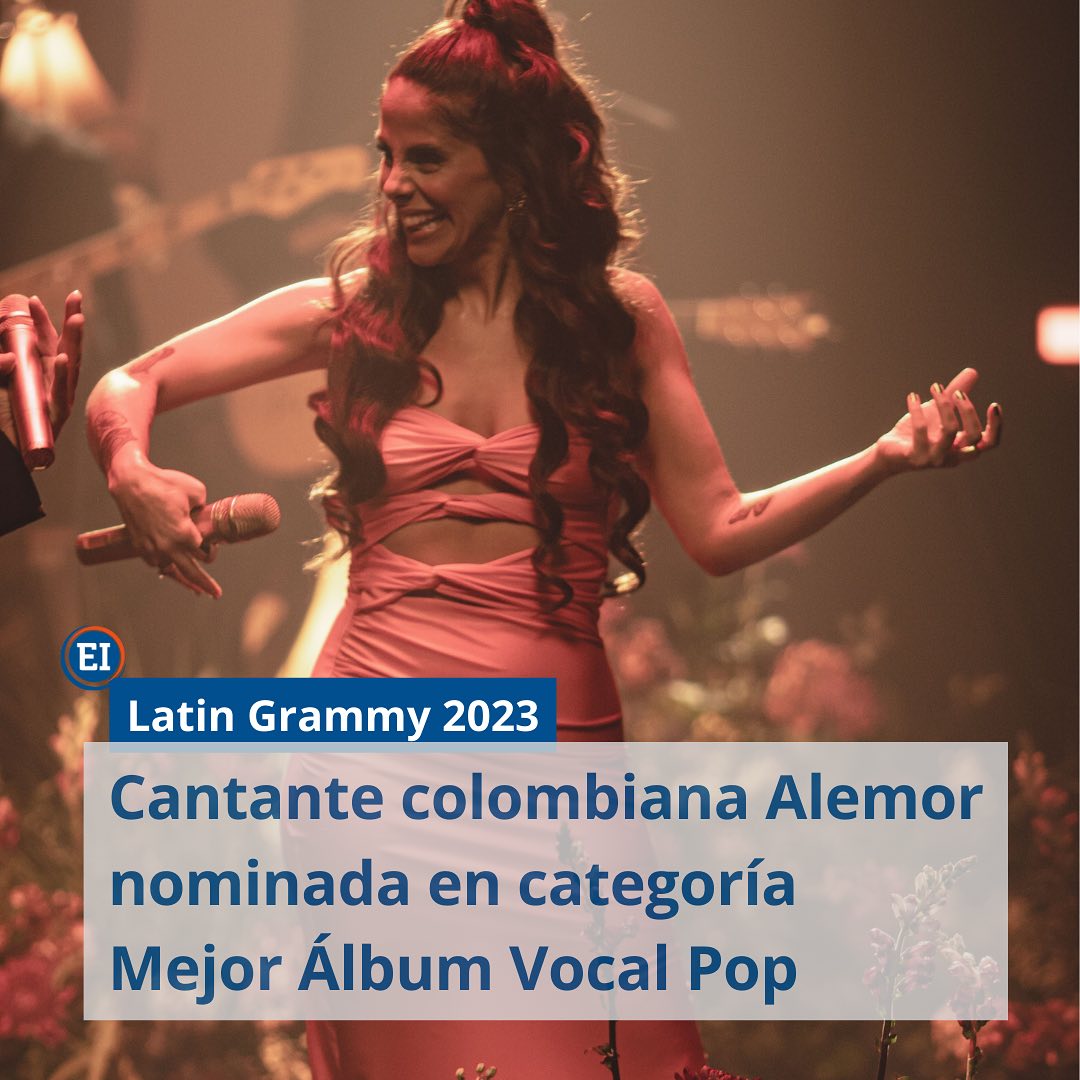 La cantautora colombiana Alemor,... - El Informador Venezuela | Facebook