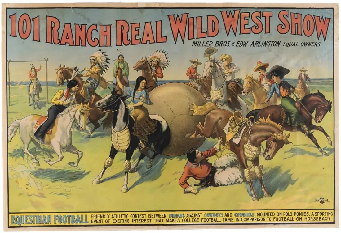 The 101 - Three 101 Ranch Wild West show posters were sold at auction ...