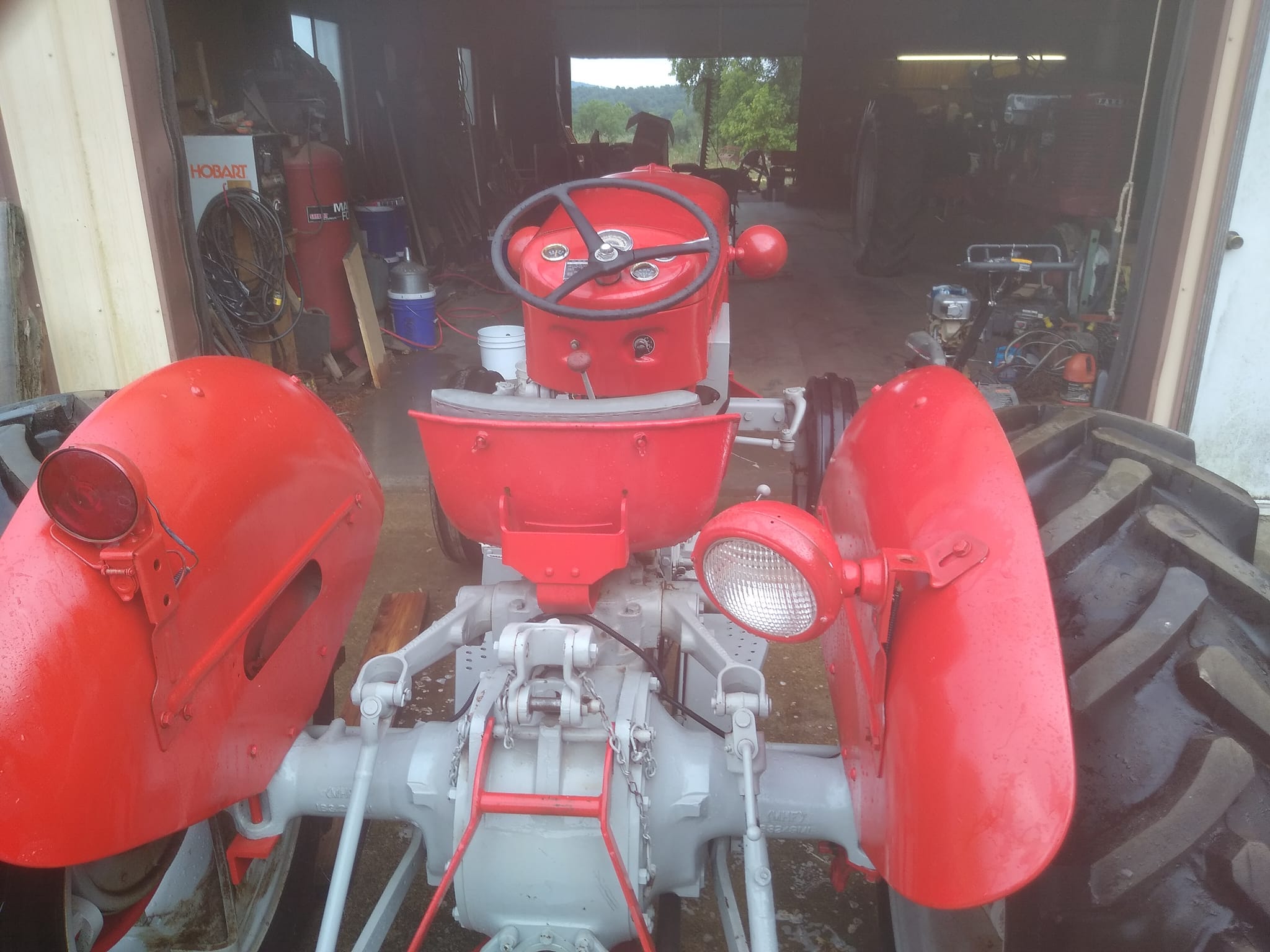 Nicely restored 1956 Massey Ferguson 50 High Clearance tractor in