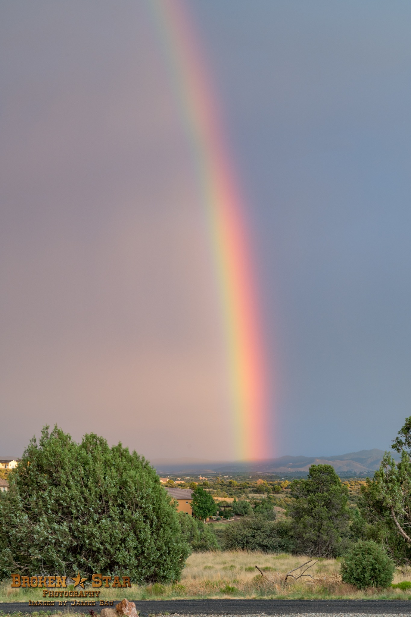 Crazy bright rainbow tonight over North Phoenix.🌵
