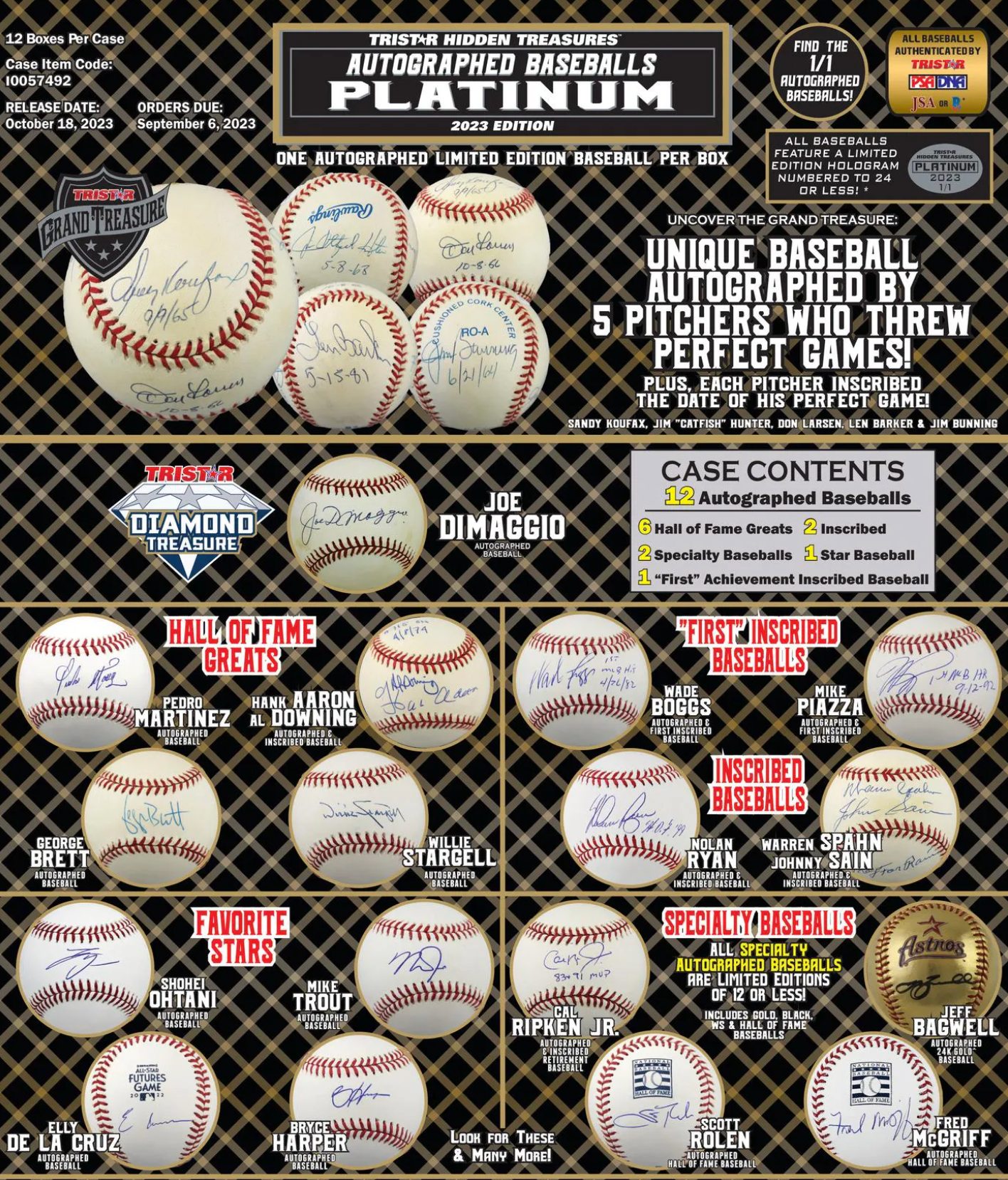 ? TRISTAR Hidden Treasures Available Now‼️ ⚾ Autographed 