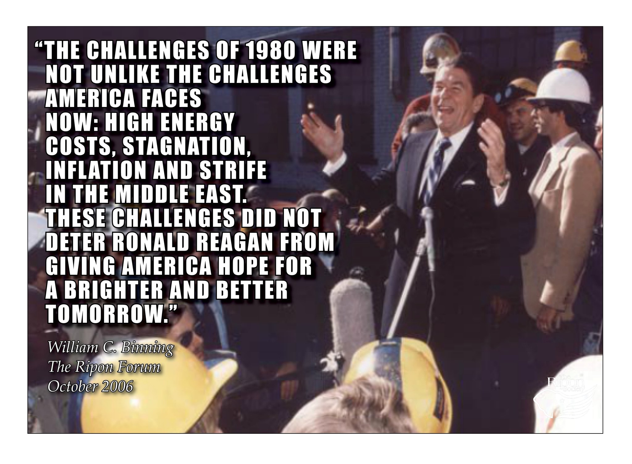 On August 3, 1980 Ronald Reagan spoke at the Neshoba County Fair 