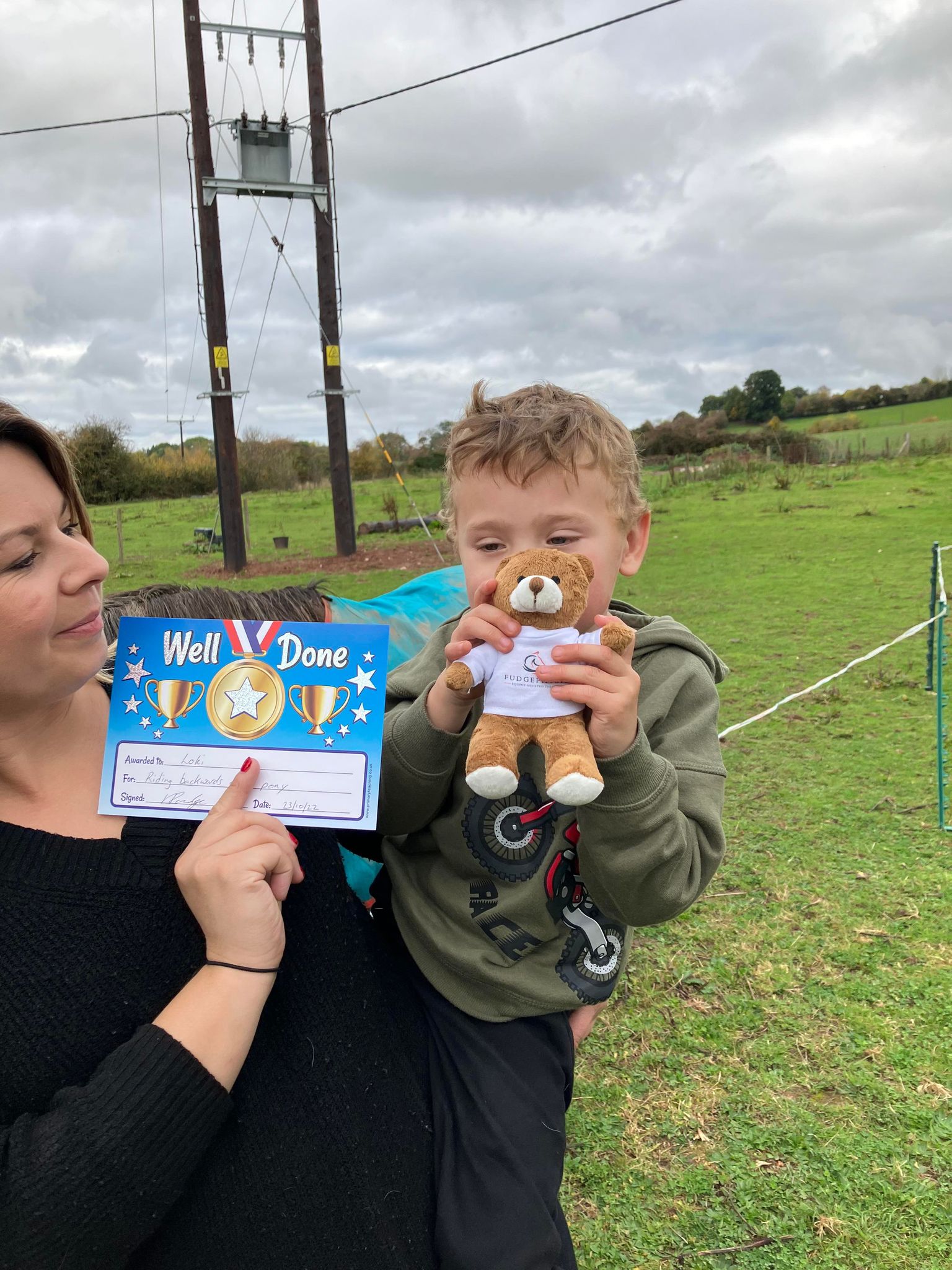 So inspired by this little... - Fudgephysio and hippotherapy