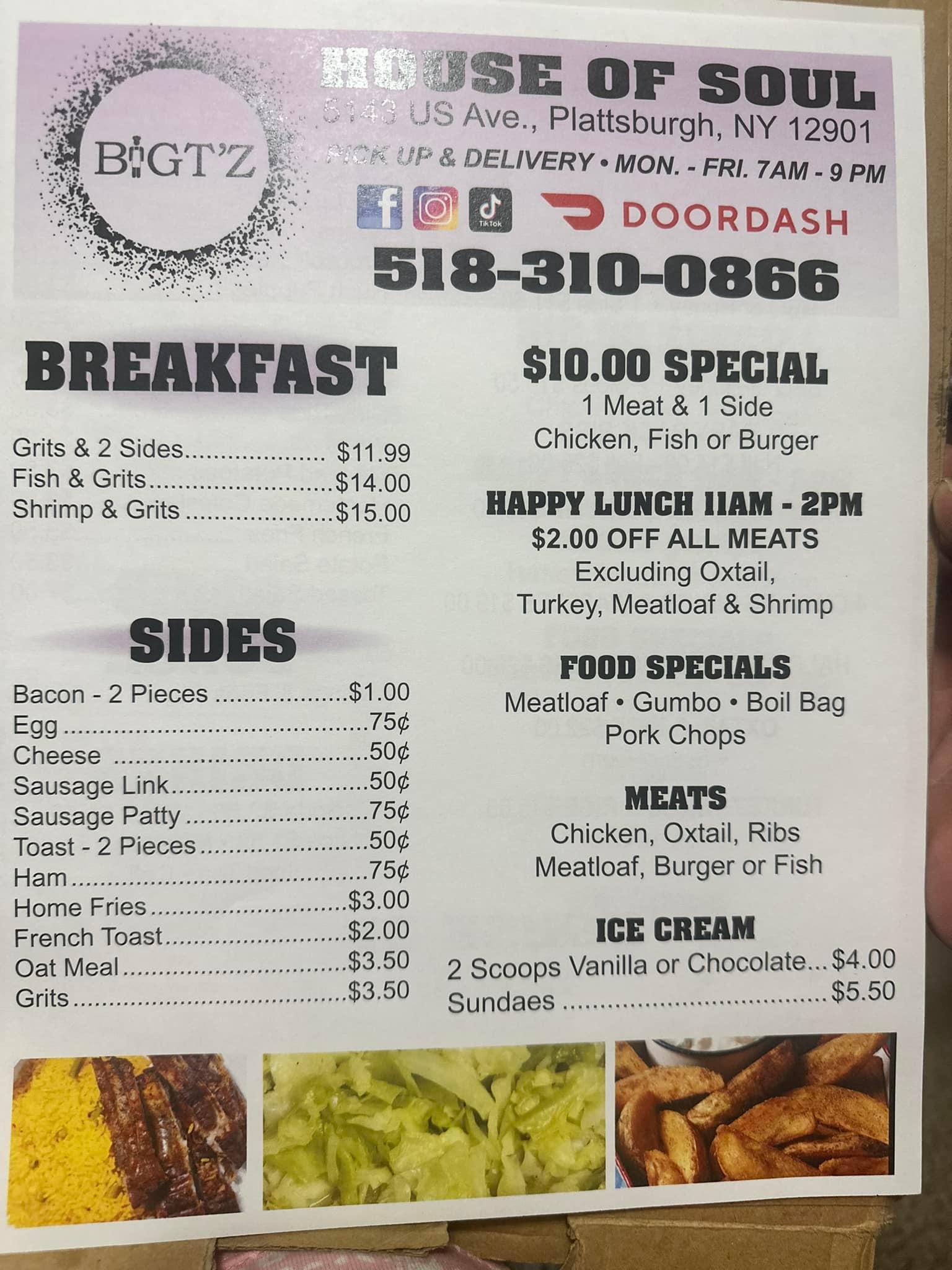 Big T'z House of Soul soft opening in Plattsburgh