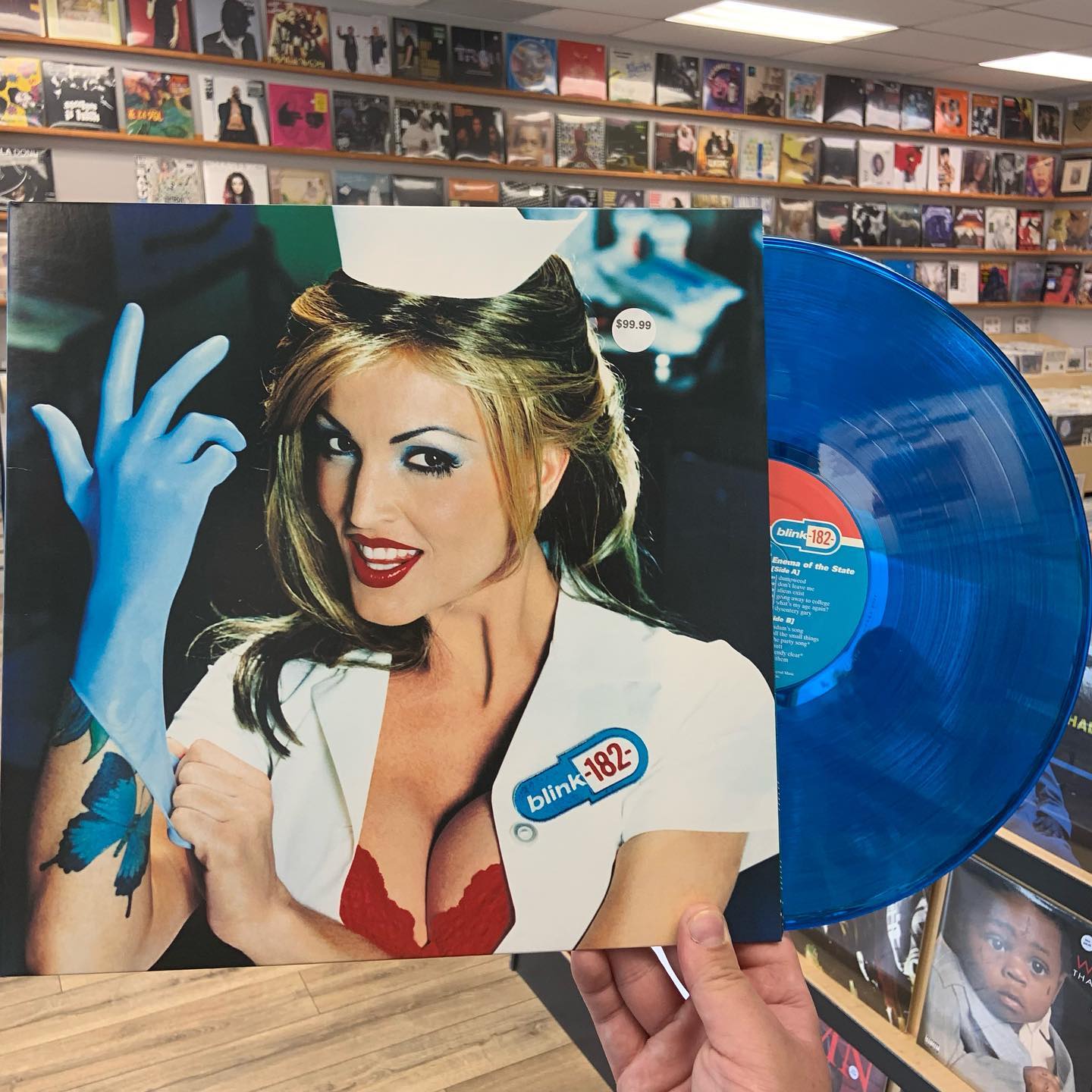 Rare 7-inch records added to collection including Blink-182