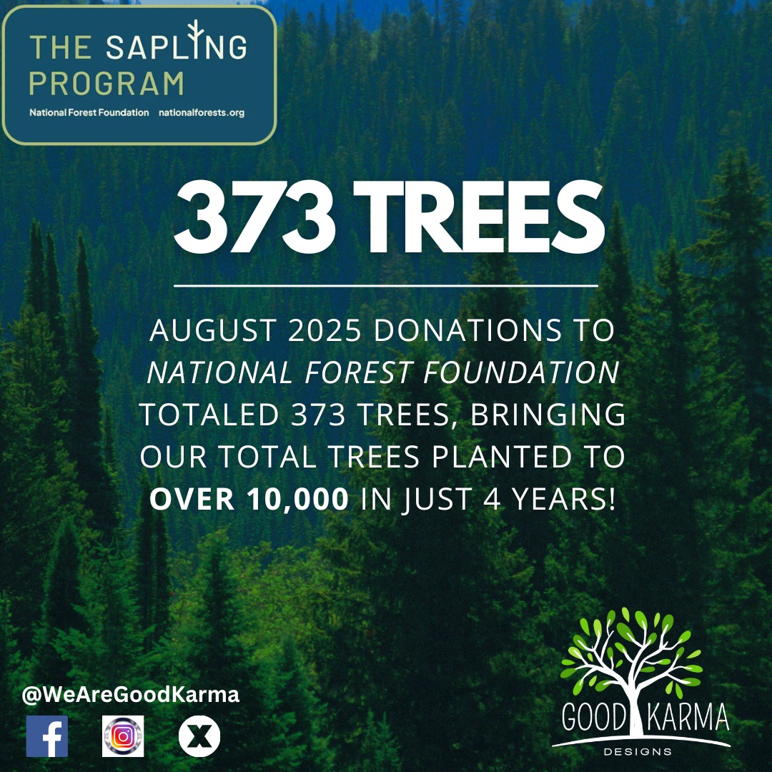 Our August 2025 donation to National... - Good Karma Designs | Facebook