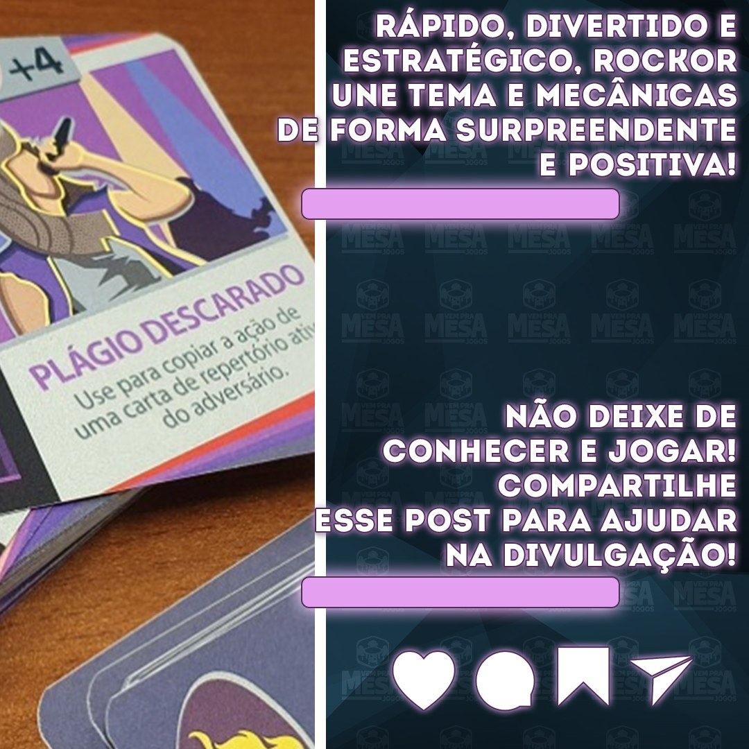 ⚠️ ALERTA DE LANÇAMENTO!! ⚠️ ROCKOR,... - Vem Pra Mesa Jogos