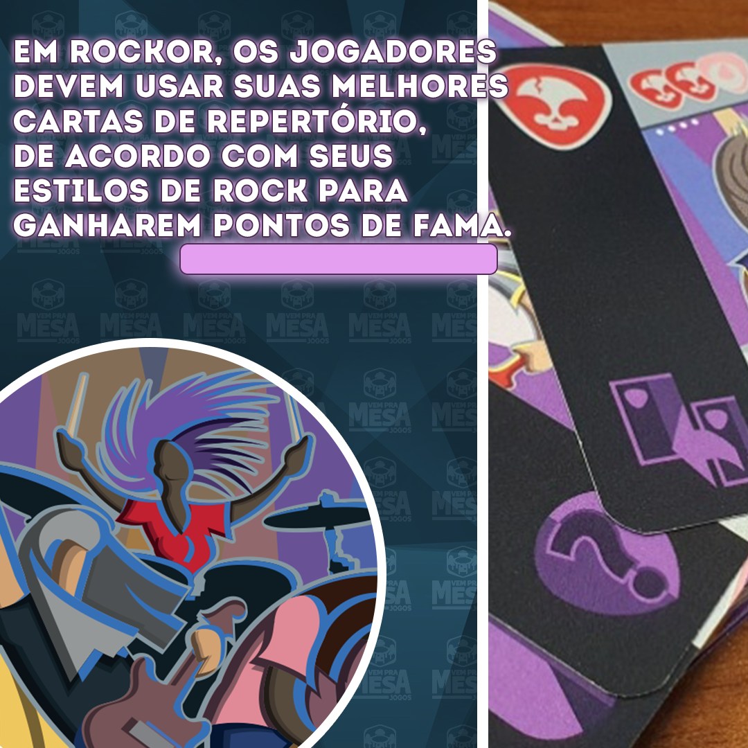 ⚠️ ALERTA DE LANÇAMENTO!! ⚠️ ROCKOR,... - Vem Pra Mesa Jogos
