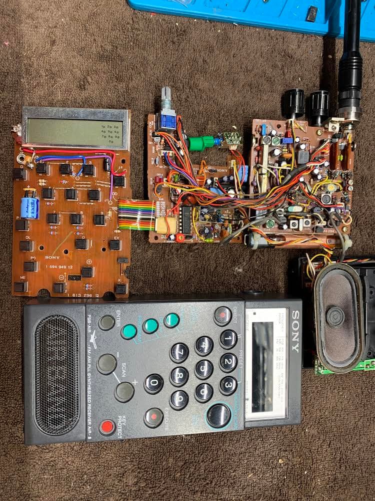 Working on a Sony Air-8 to bring it back to its former glory.