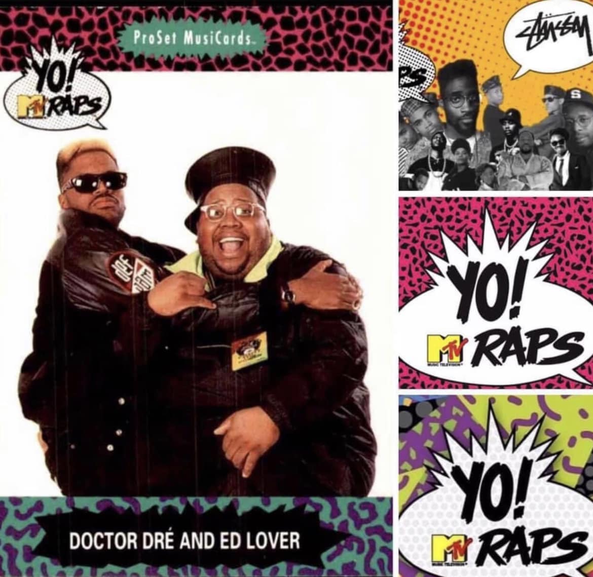 Ed Lover & Doctor Dre Yo! MTV Raps trading card