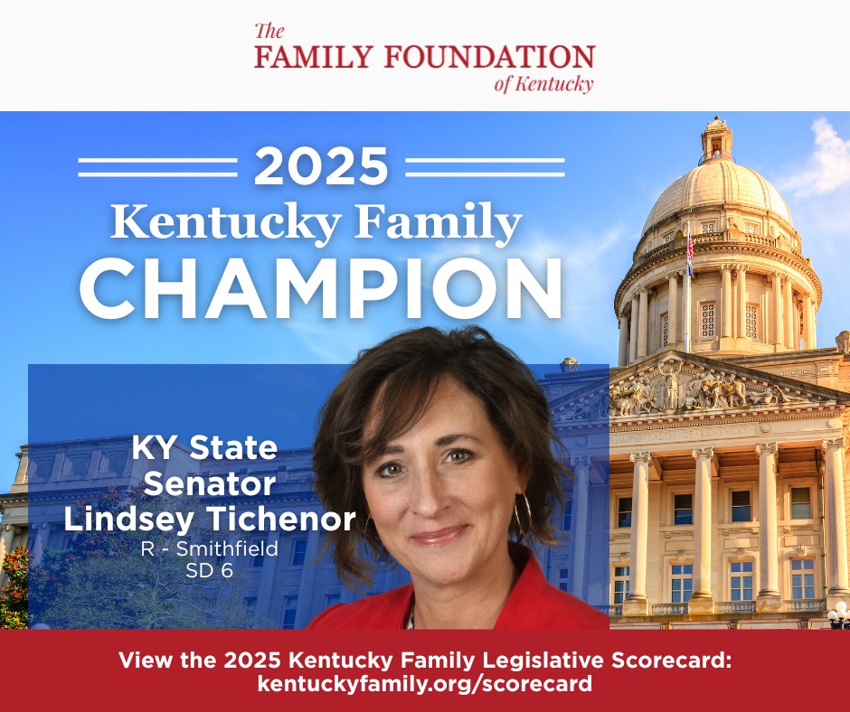 Senator - I was honored to be named one of the 2025 KY Family Champions ...
