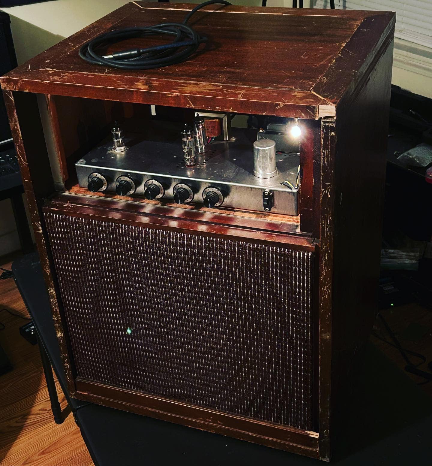 Bogen DB-130 mono amps converted to monoblocks with 6FW5 tubes