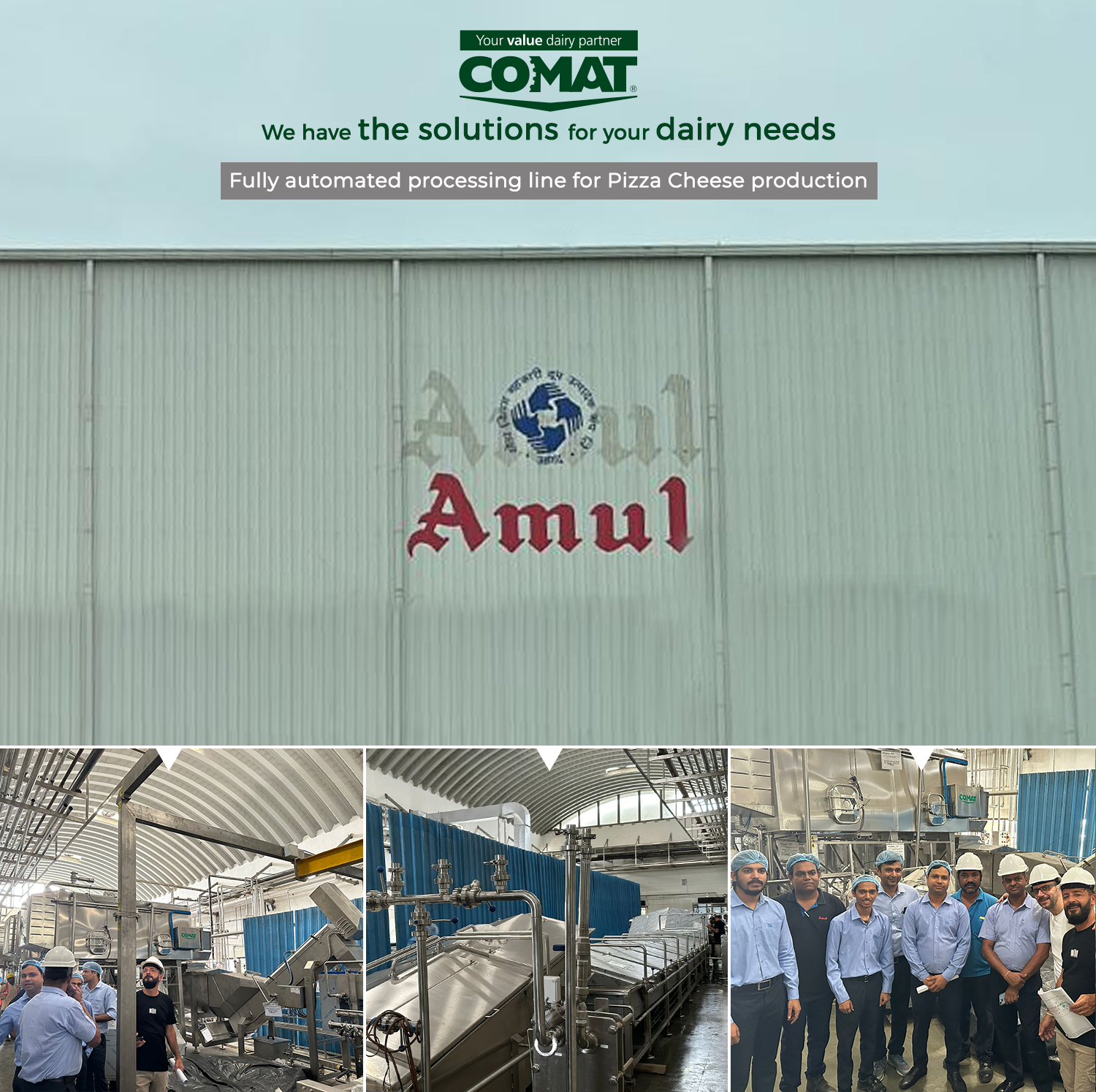 Comat - Work in progress to Amul India - Visit Comat site: https://www ...
