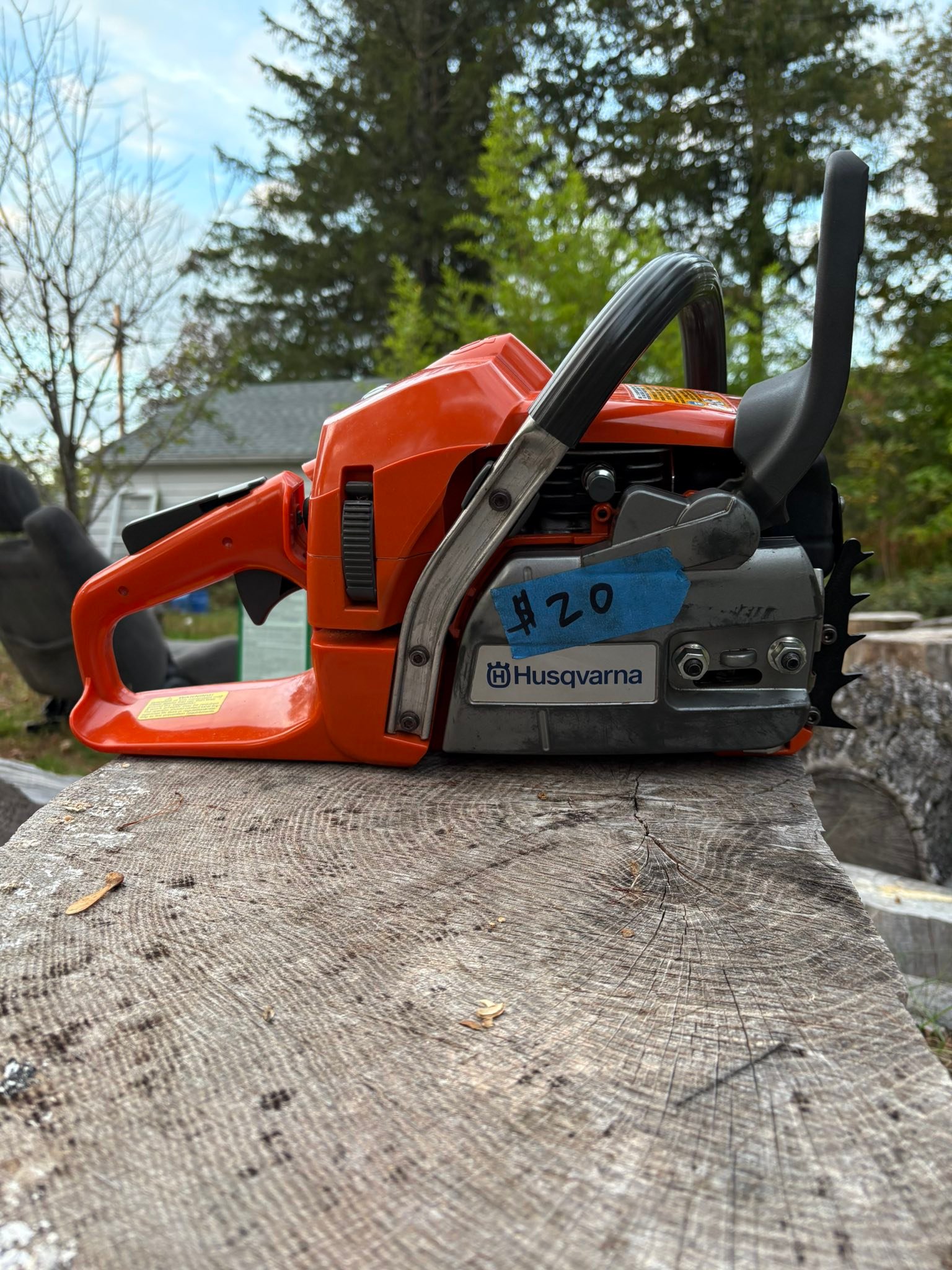 Husqvarna 346xp chainsaw found at yard sale