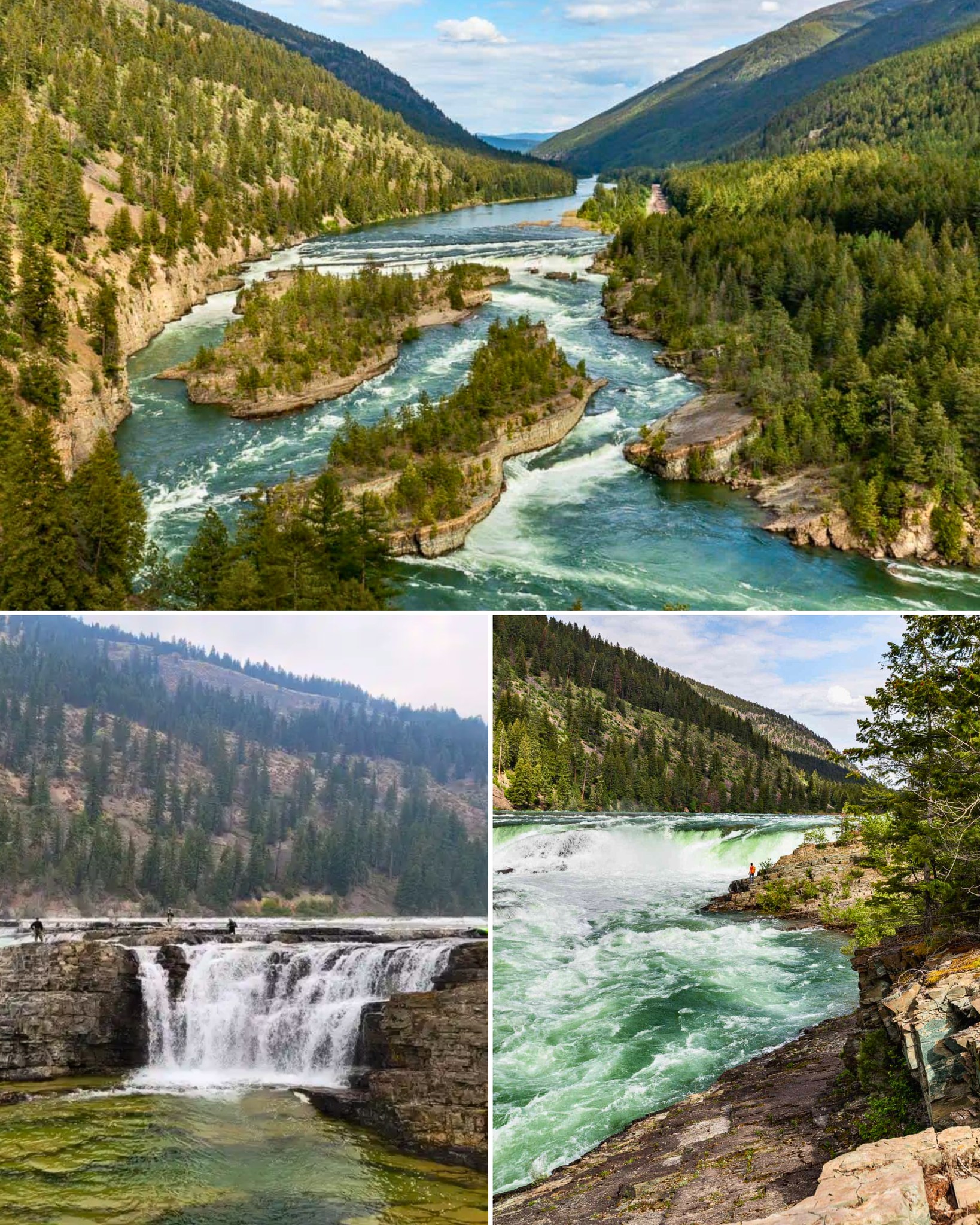 Jd - Kootenai Falls, Montana 🇺🇸 Kootenai Falls in Montana is one of the ...