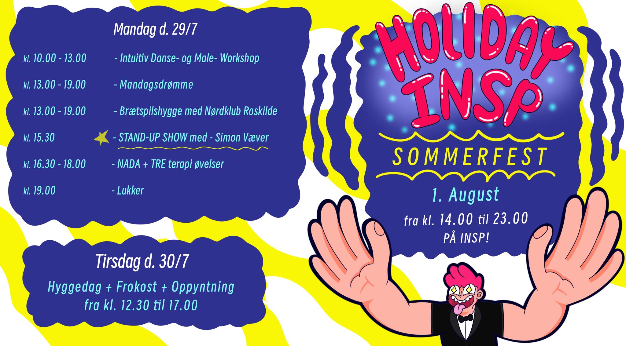 Holiday - Så går vi ind i den sidste uge af Holiday INSP! 2024 Mandagen ...