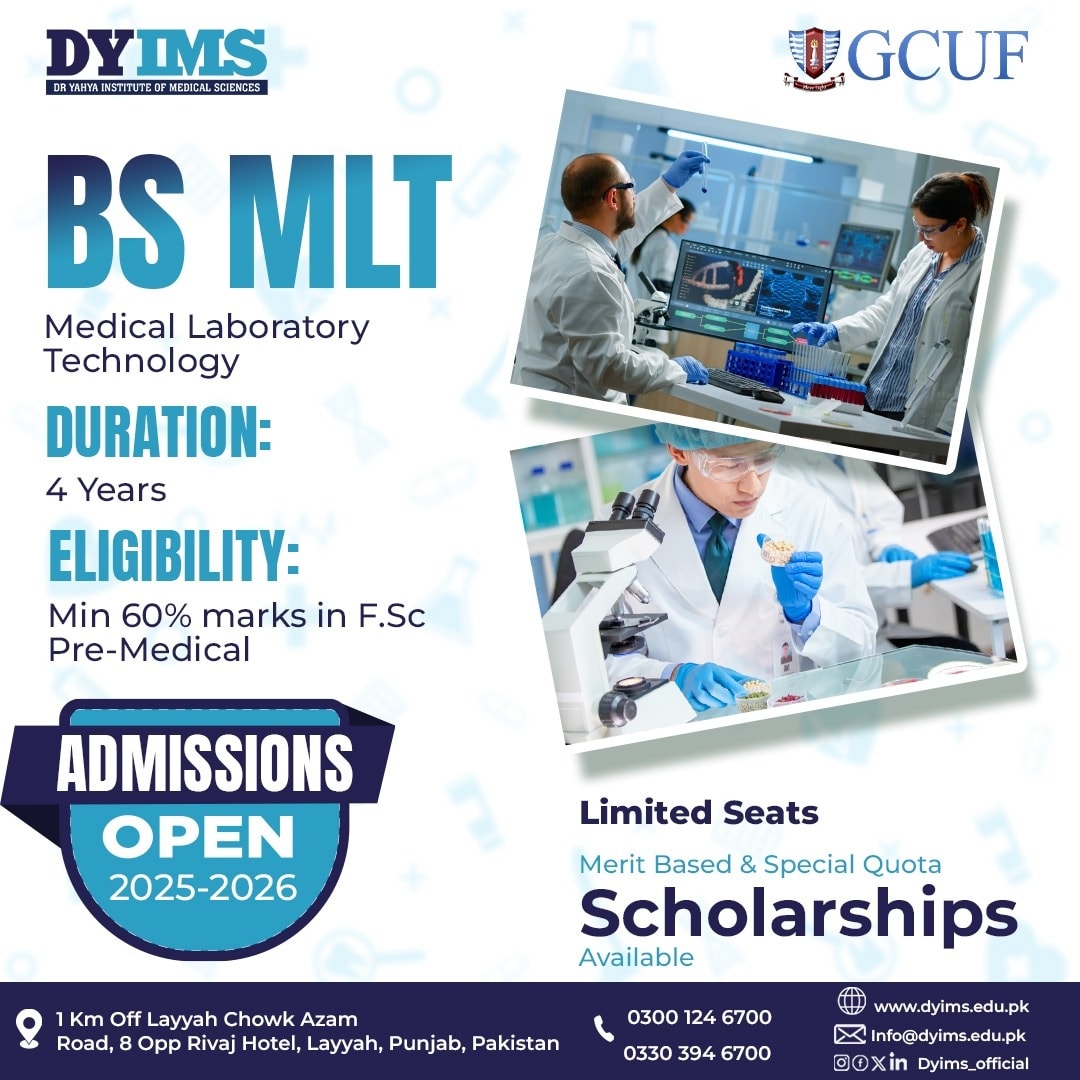 DYIMS - Dr Yahya Institute of Medical Sciences | Layyah