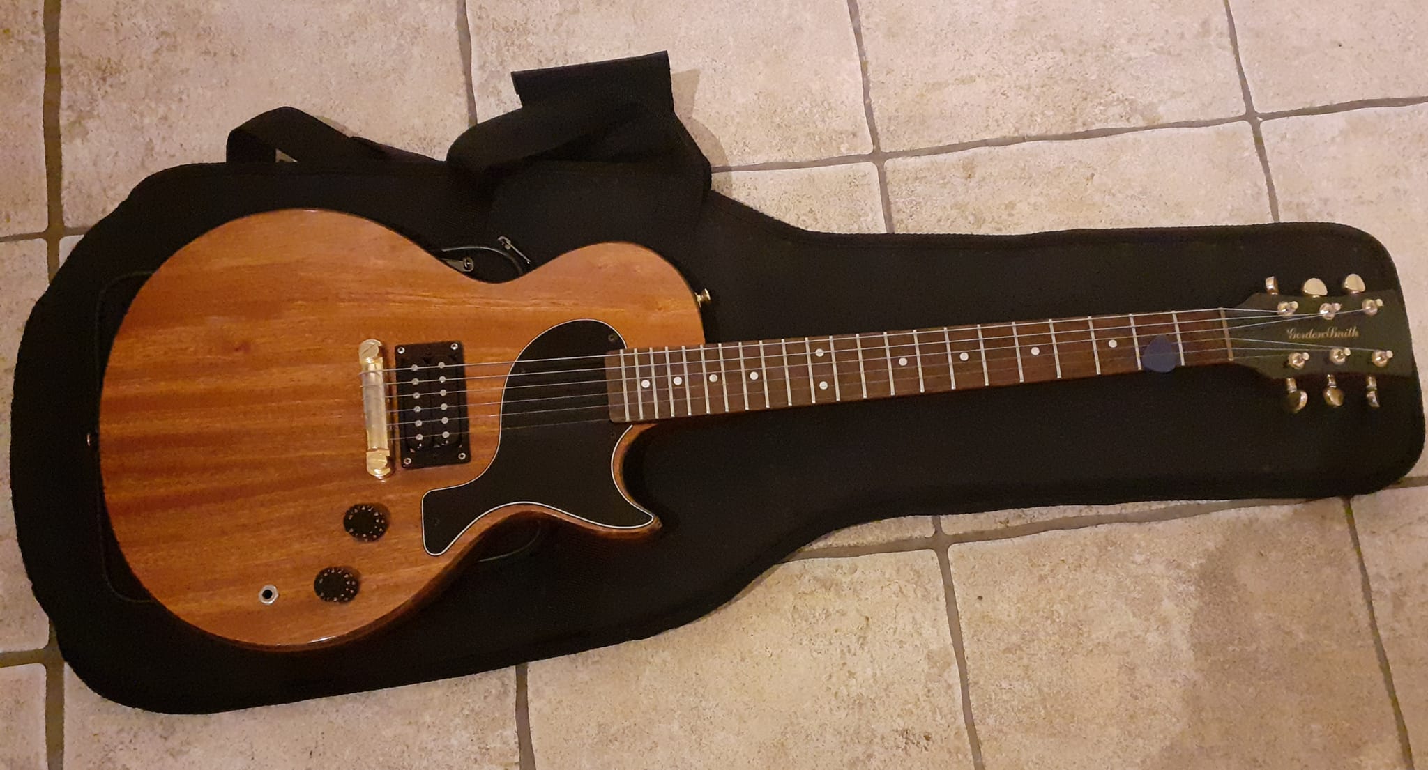 What are the specs of a 2001 GS1 single cut guitar's pickup and
