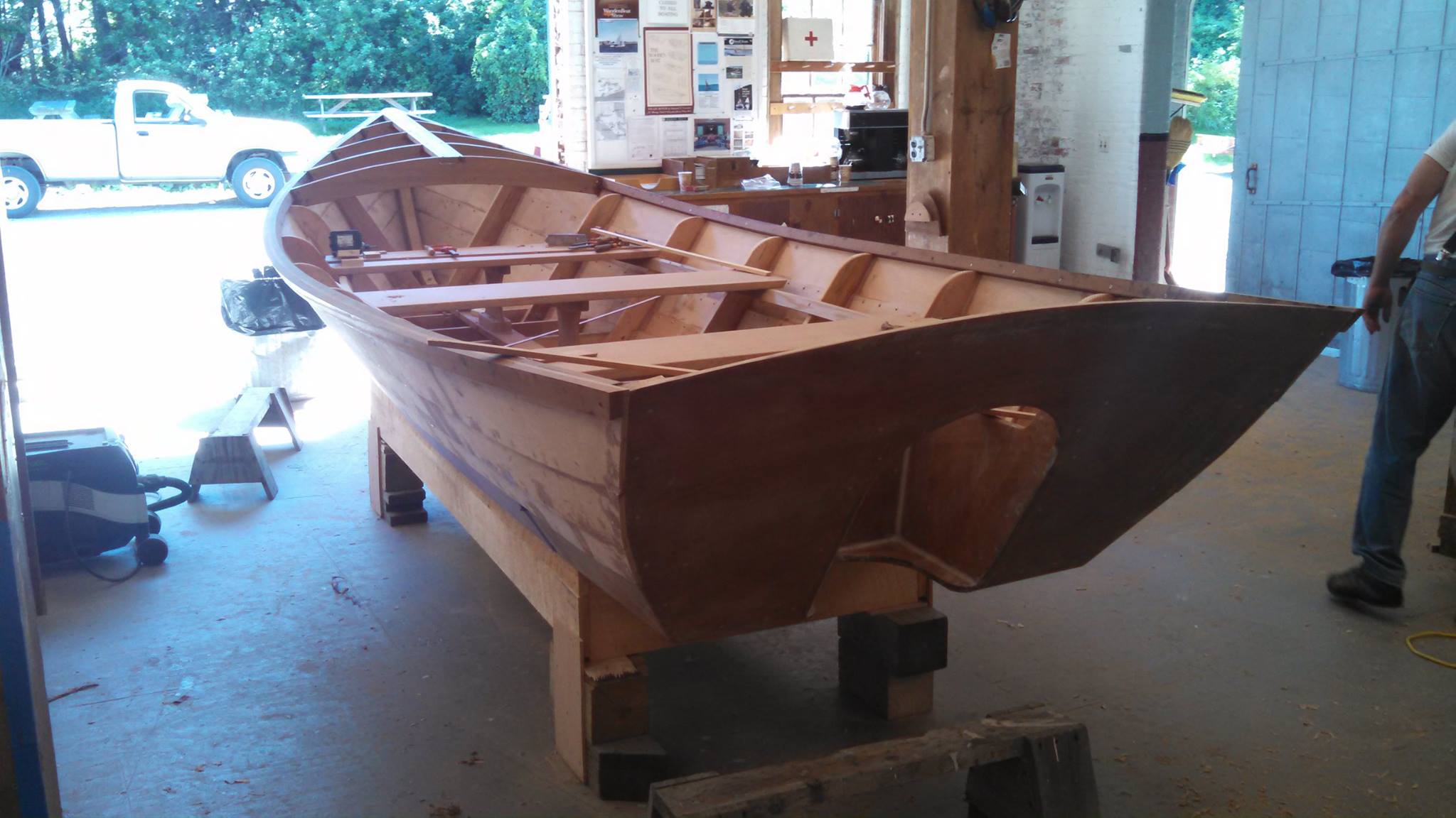 "Just came back from teaching a class... WoodenBoat School