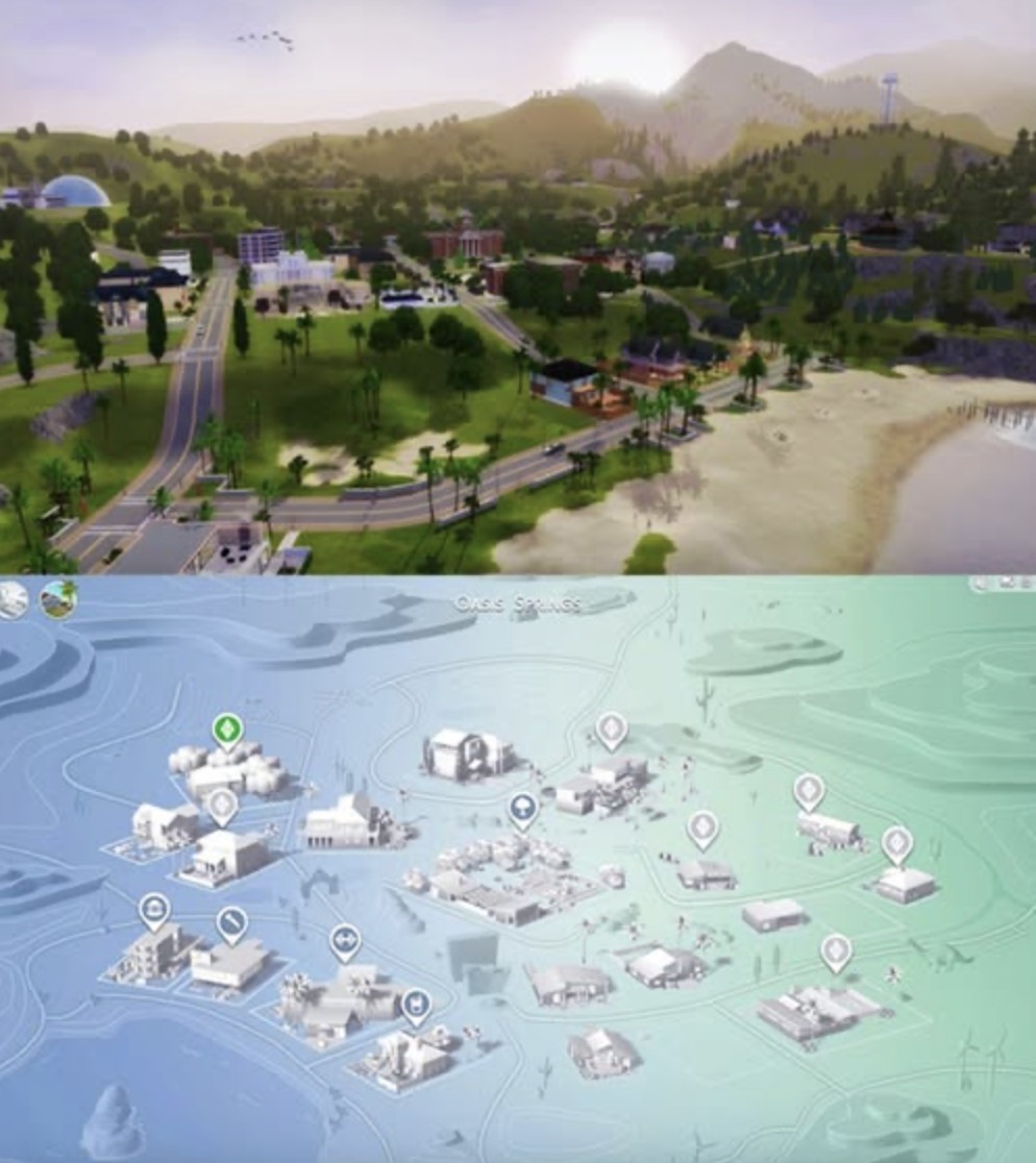 My - Sims 3 and Sims 4 launch world map comparison 🫢 | Facebook