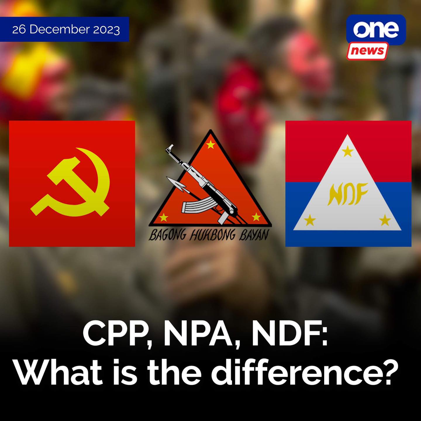ONE - The CPP-NPA has announced a two-day unilateral ceasefire on its ...