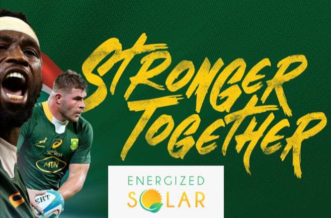 Energized Solar - 🇿🇦 It's Rugby World Cup Final Day! 🏉☀️...