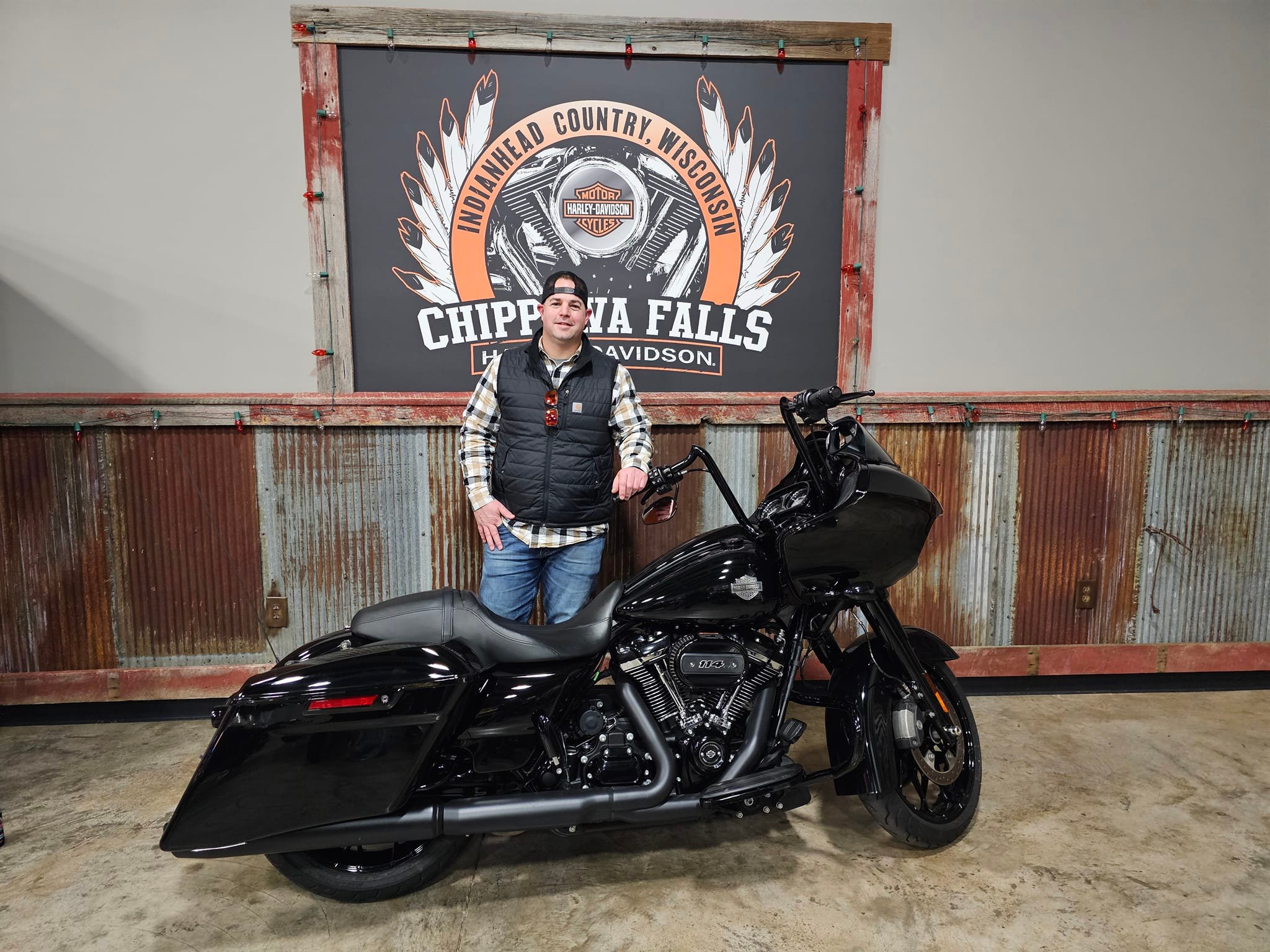 Zack's new 2021 Harley-Davidson Softail Standard in vivid black