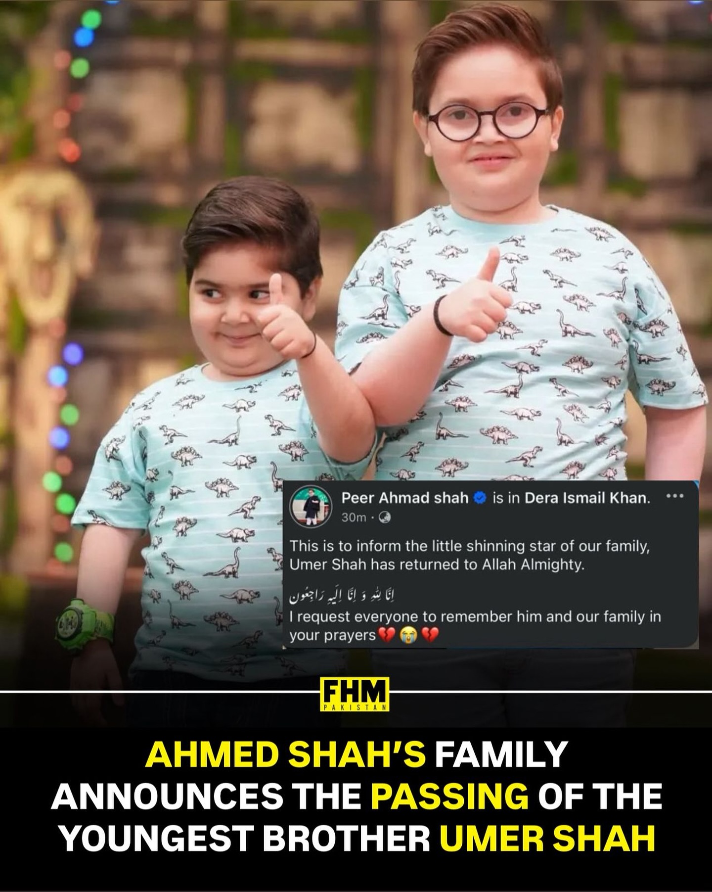 FHM - The unfortunate news of the viral personality Umer Shah’s passing ...