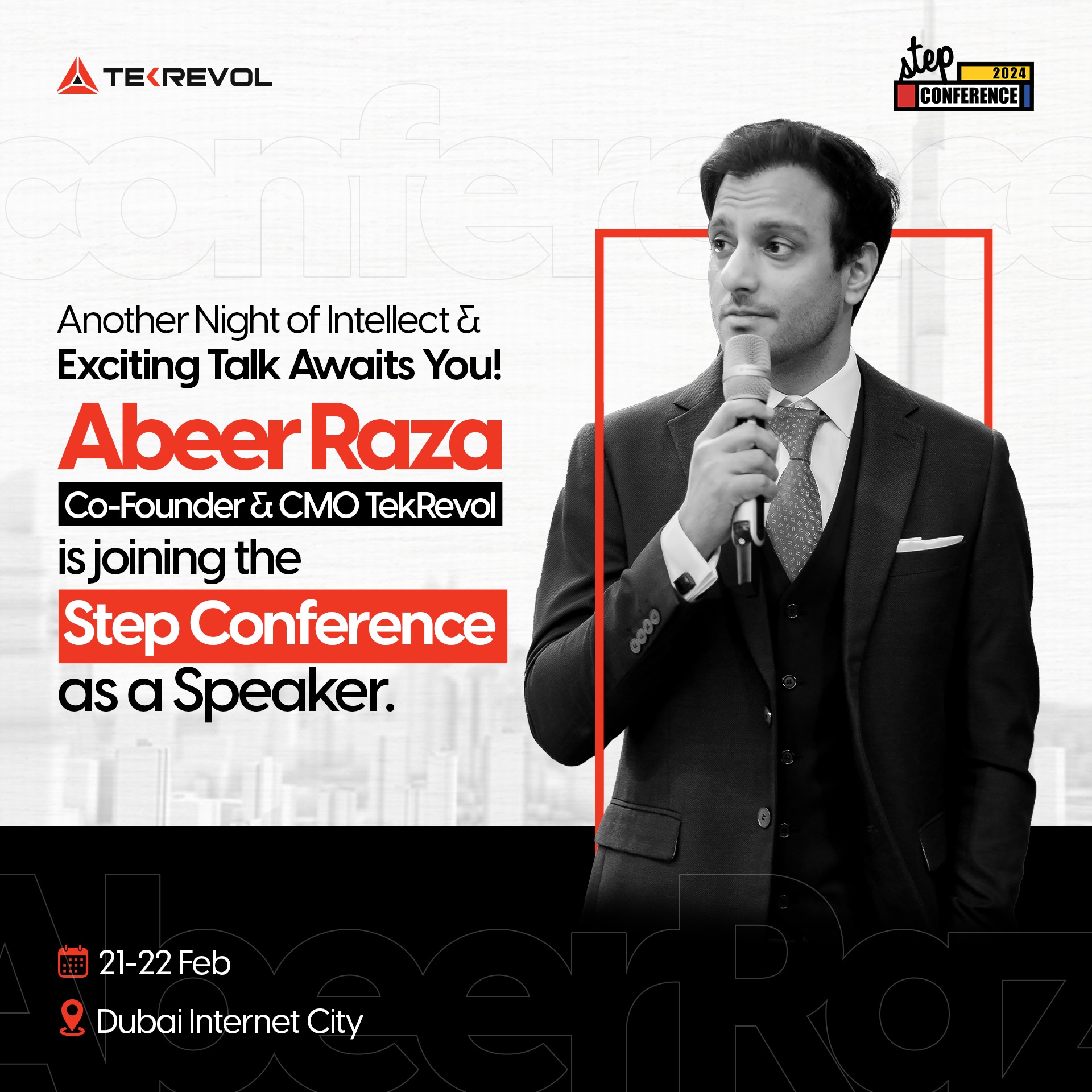 TekRevol - 🌟 Our Co-Founder & CMO, Abeer Raza is speaking... | Facebook