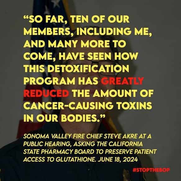 glutathione california board of pharmacy The supplement glutathione, given through an IV or an inhaler-like machine called a nebulizer, has not been proven to be safe or effective and could expose firefighters to illness if there is Control Head:Automatic / 2