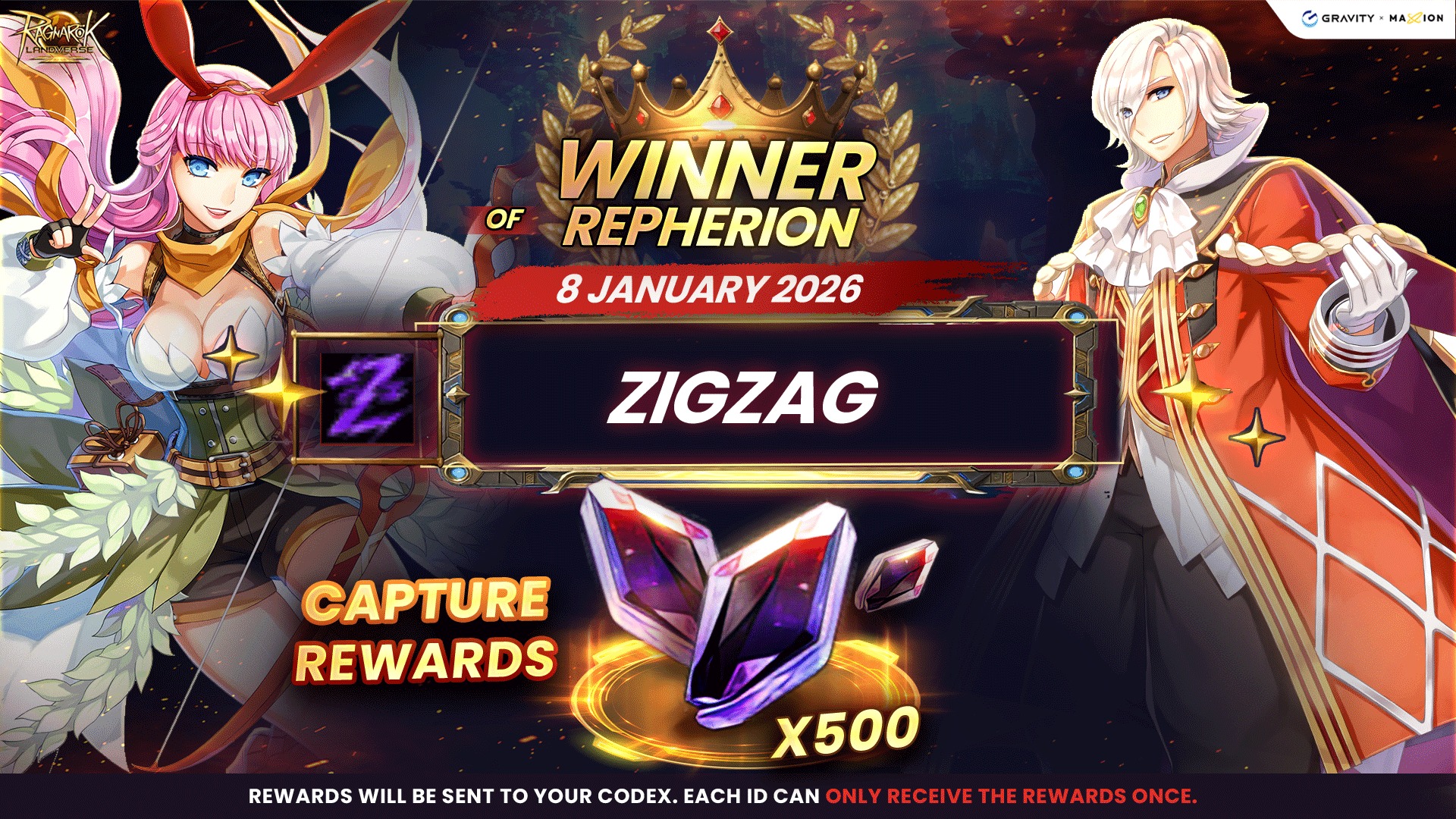 Ragnarok - 🏰Repherion Castle Conquered by ZigZag! Date: 8 Jan 2026 ...