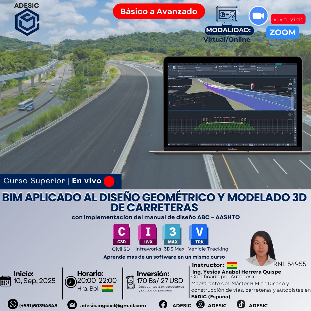 ADESIC - #CursoEspecializado👷🏻 𝗕𝗜𝗠 𝗔𝗣𝗟𝗜𝗖𝗔𝗗𝗢 𝗔𝗟 𝗗𝗜𝗦𝗘Ñ𝗢 𝗚𝗘𝗢𝗠É𝗧𝗥𝗜𝗖𝗢 𝗬 ...