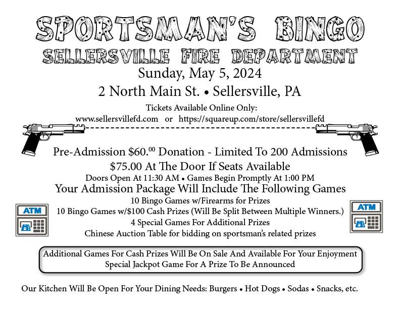 Tickets are now... - Sellersville Volunteer Fire Department