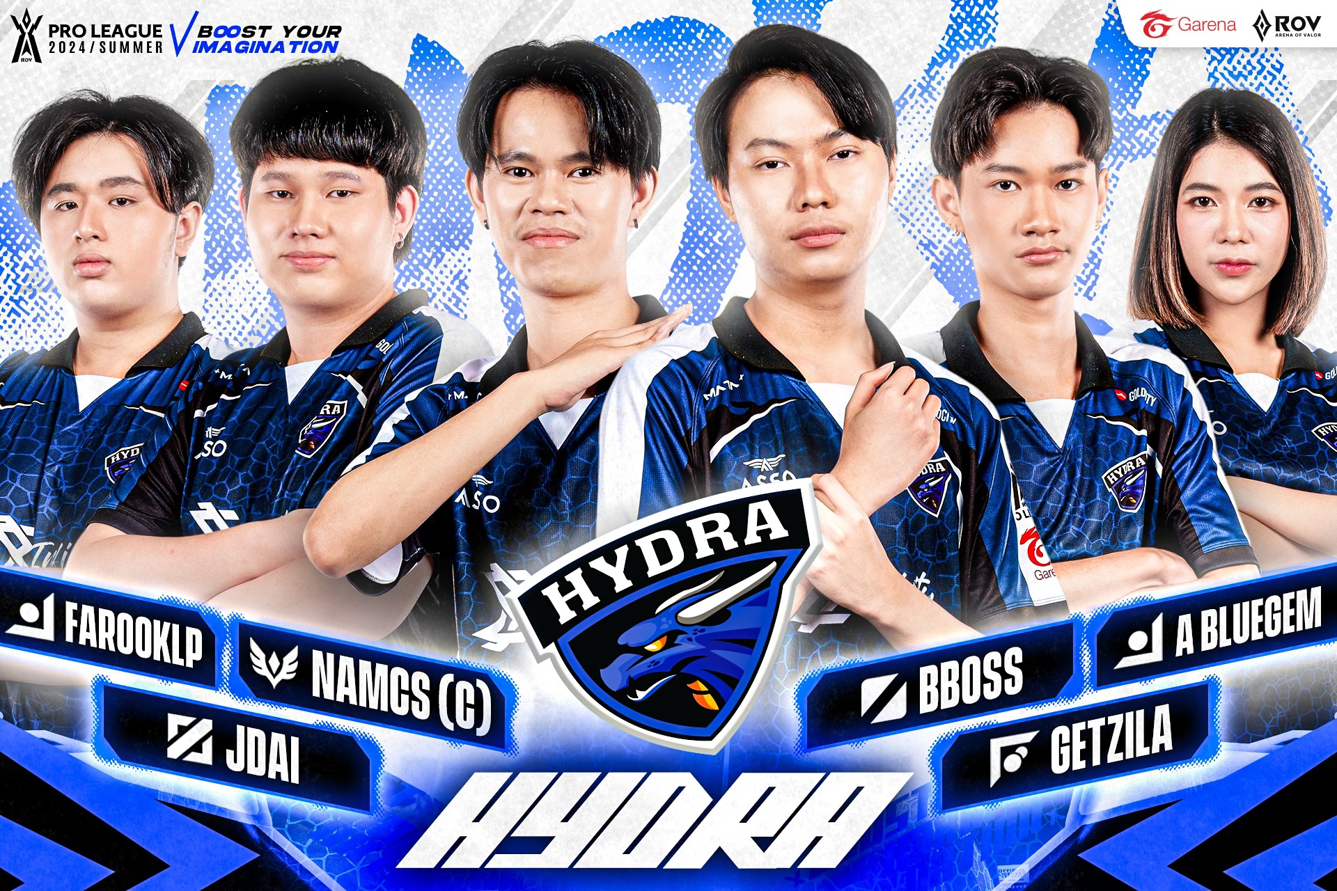เปิดตัว Line up ทีมมังกรน้ำเงิน... - Garena RoV Tournament | Facebook