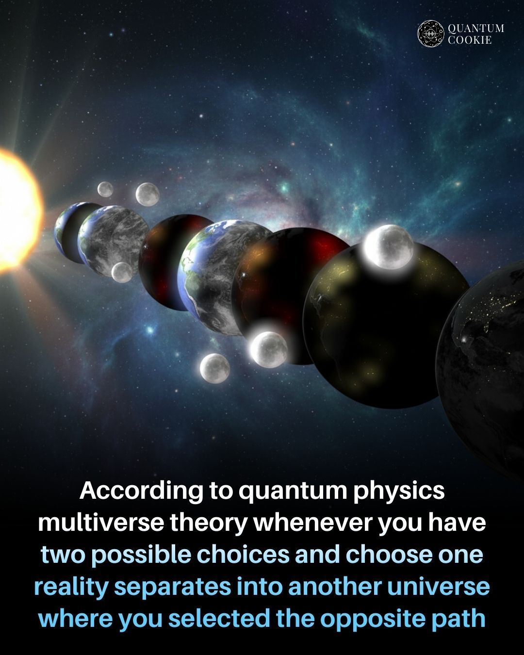 Quantum - Every time you choose between two options, multiverse theory ...