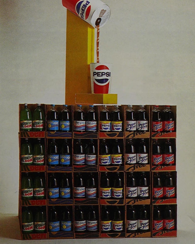 1983 Pepsi Supermarket Display from Point of Purchase Design: The