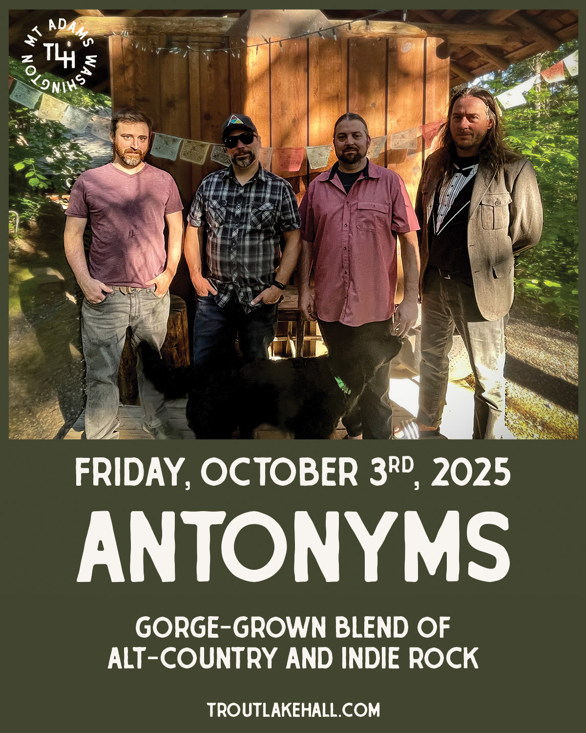 🎶 Gorge music takes the stage Friday, Oct. 3rd! 🎶 Antonyms