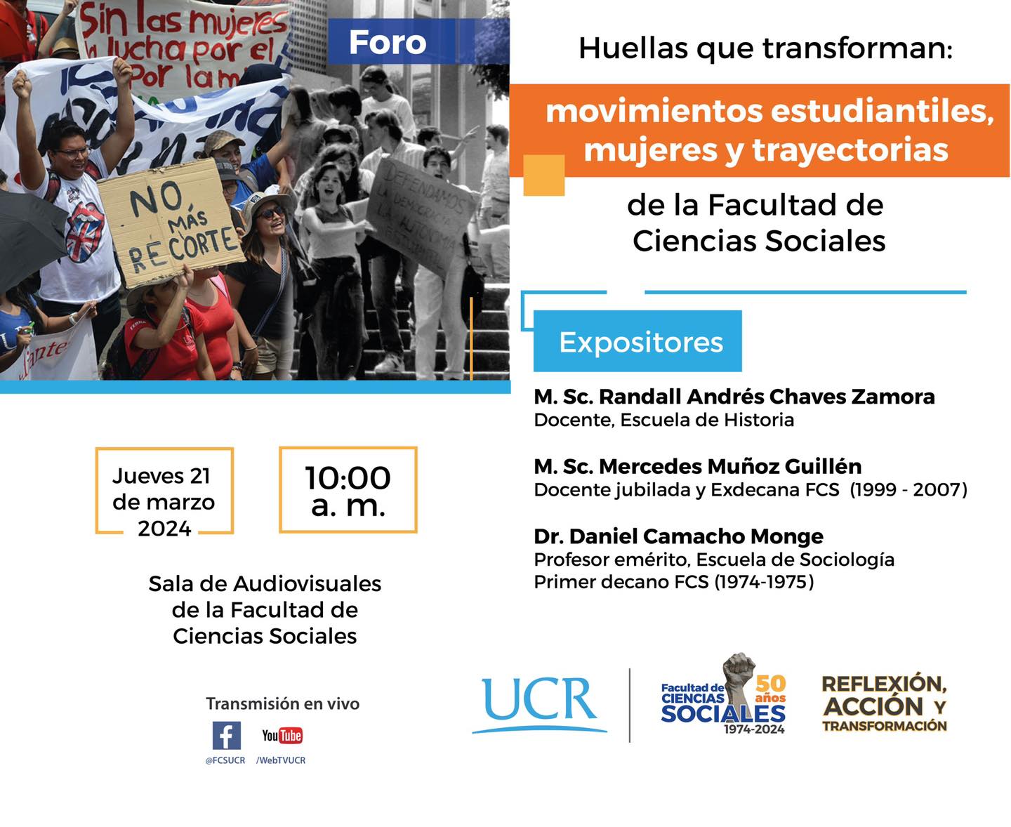 Foro Huellas que... - Facultad de Ciencias Sociales | Facebook